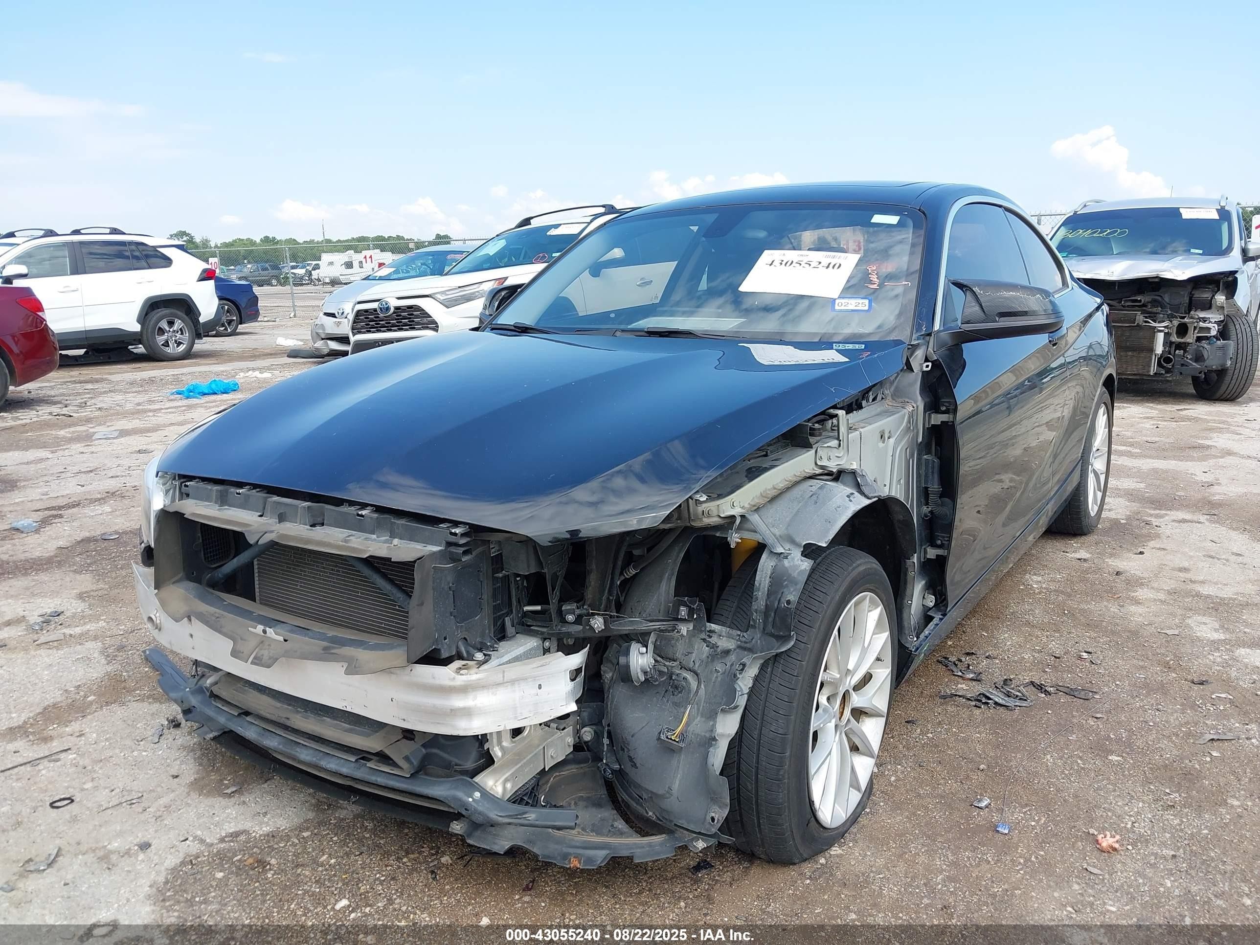 2015 Bmw 228i   Black vin: WBA1F5C50FV257756