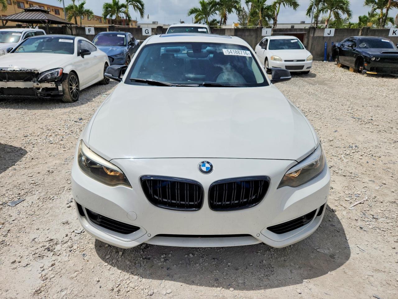 2014 Bmw 228 I White vin: WBA1F5C51EV256274