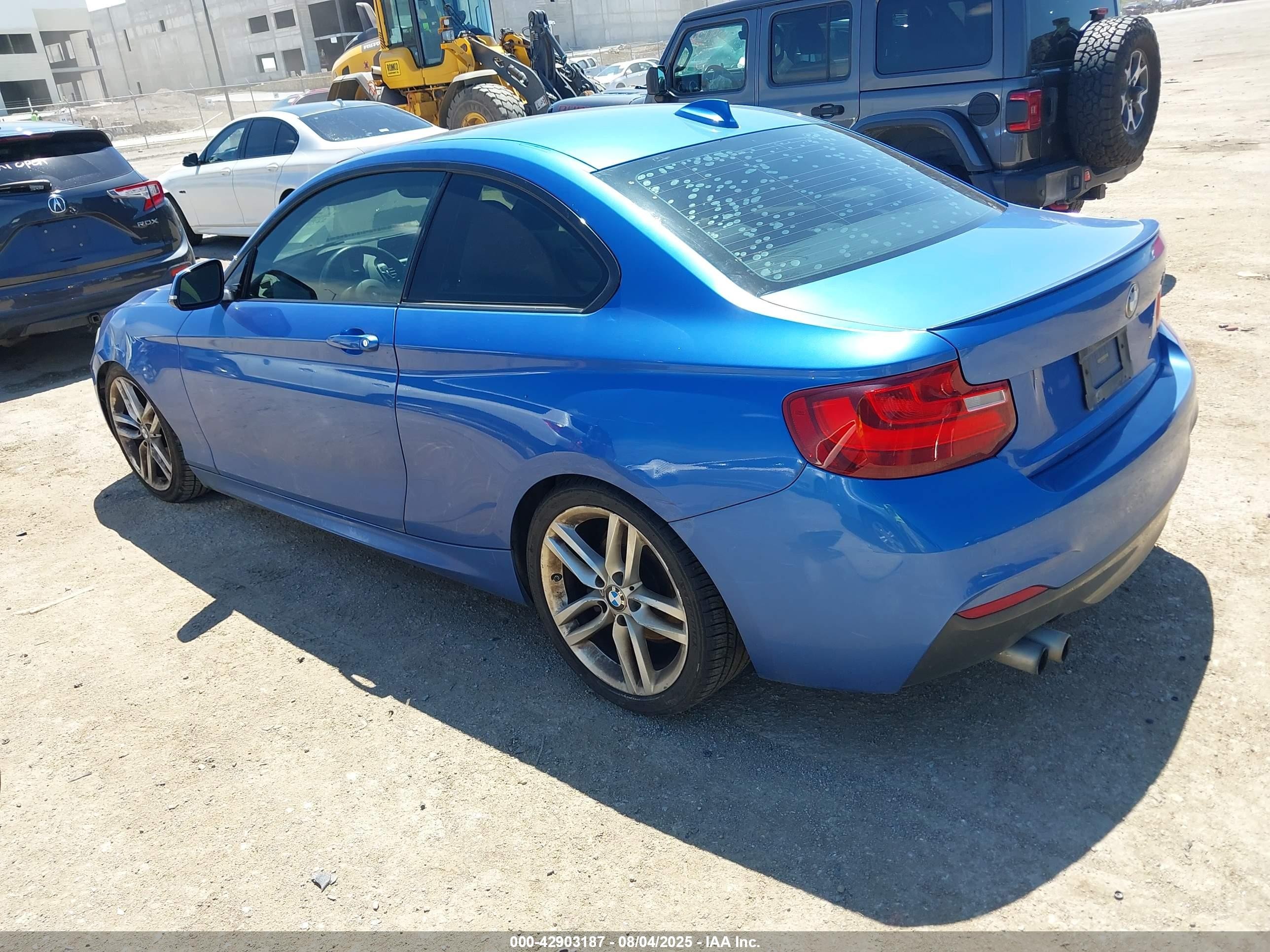 2014 Bmw 228i   Blue vin: WBA1F5C51EV256338