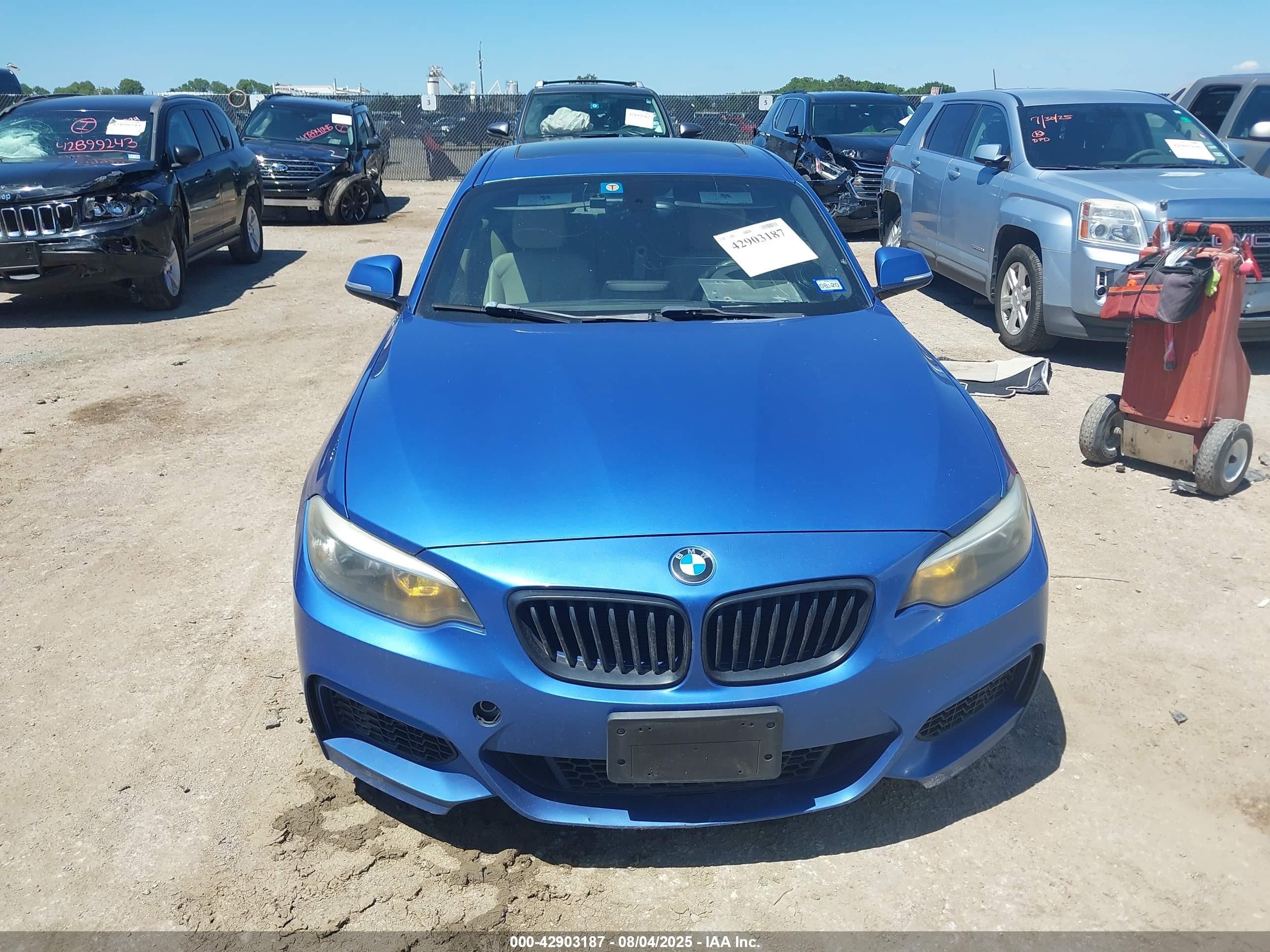2014 Bmw 228i   Blue vin: WBA1F5C51EV256338