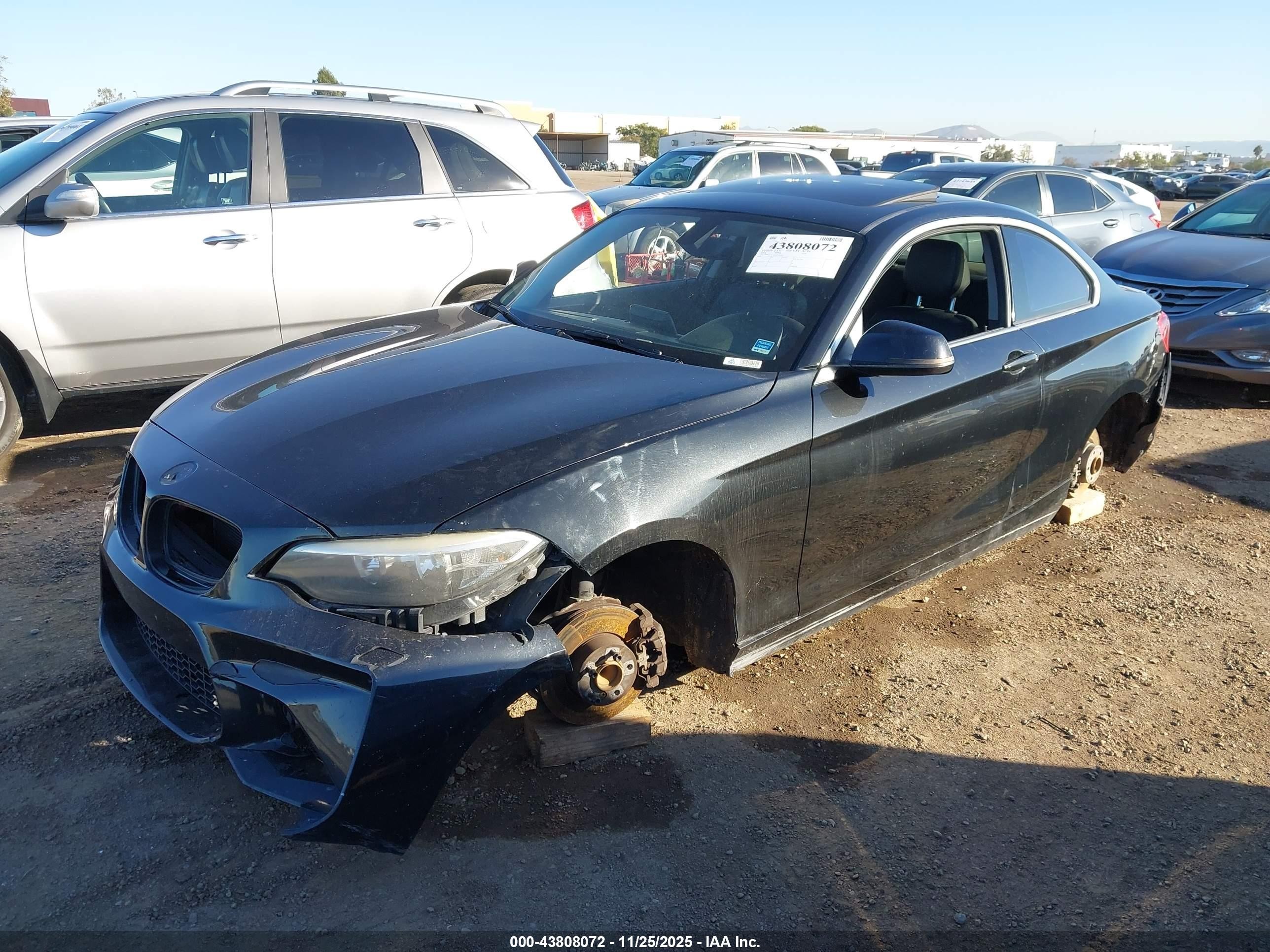 2014 Bmw 228i   Black vin: WBA1F5C51EVV98937