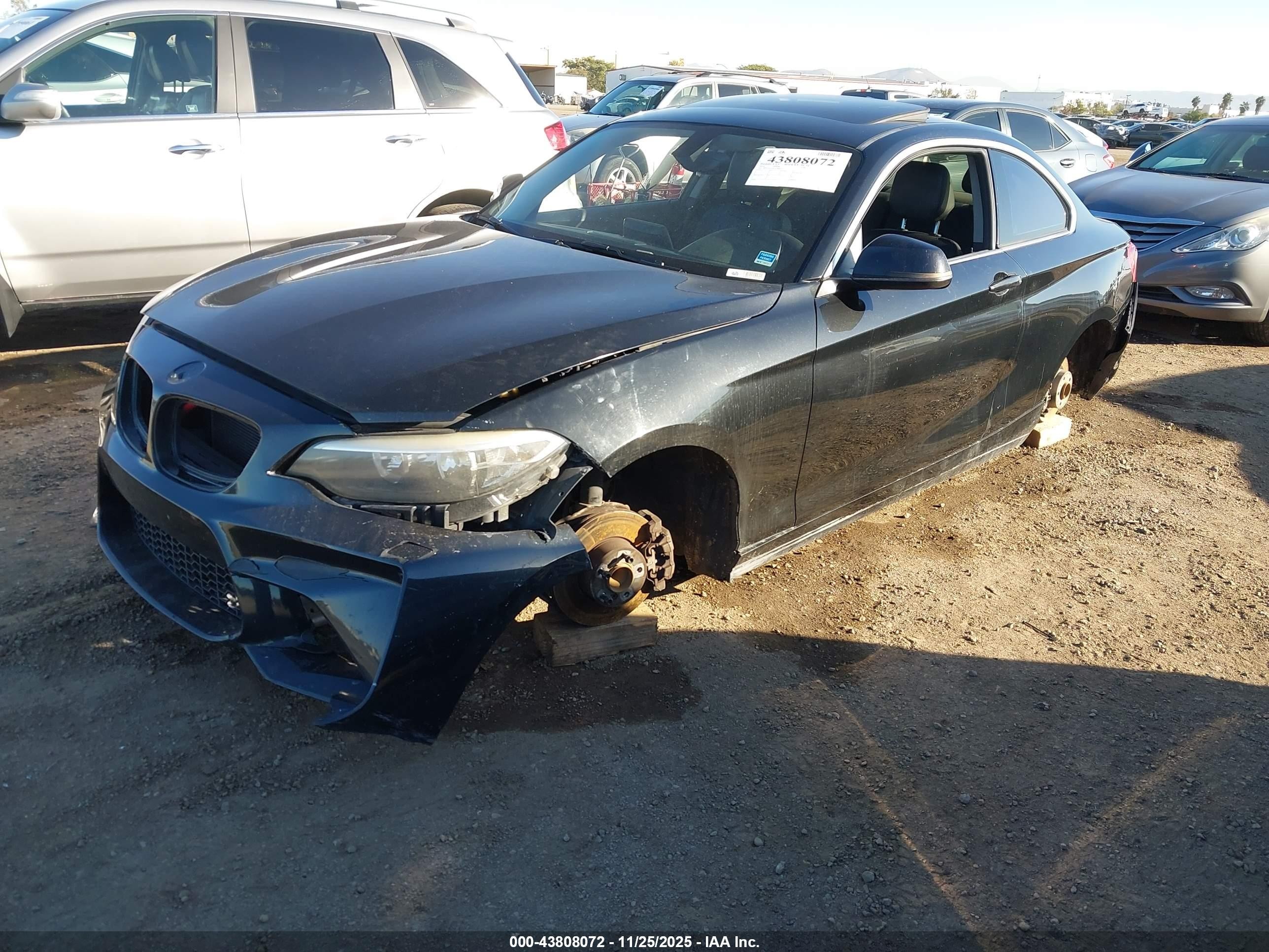2014 Bmw 228i   Black vin: WBA1F5C51EVV98937
