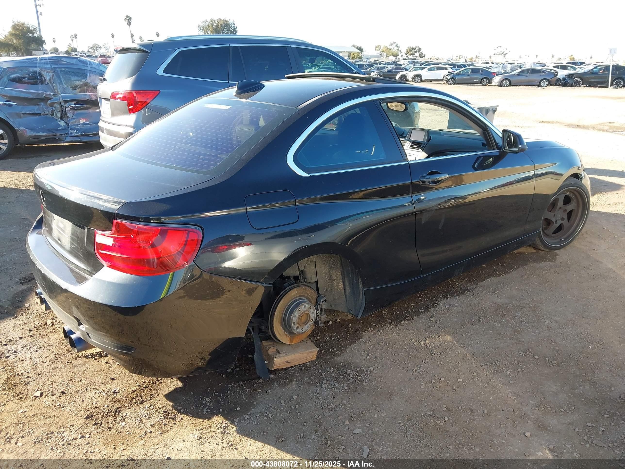 2014 Bmw 228i   Black vin: WBA1F5C51EVV98937