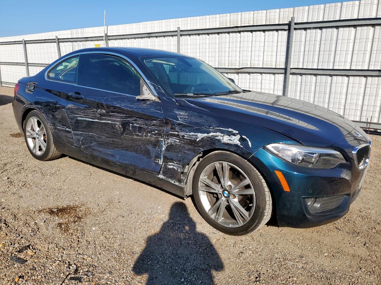 2015 Bmw 228 I Blue vin: WBA1F5C51FV257698