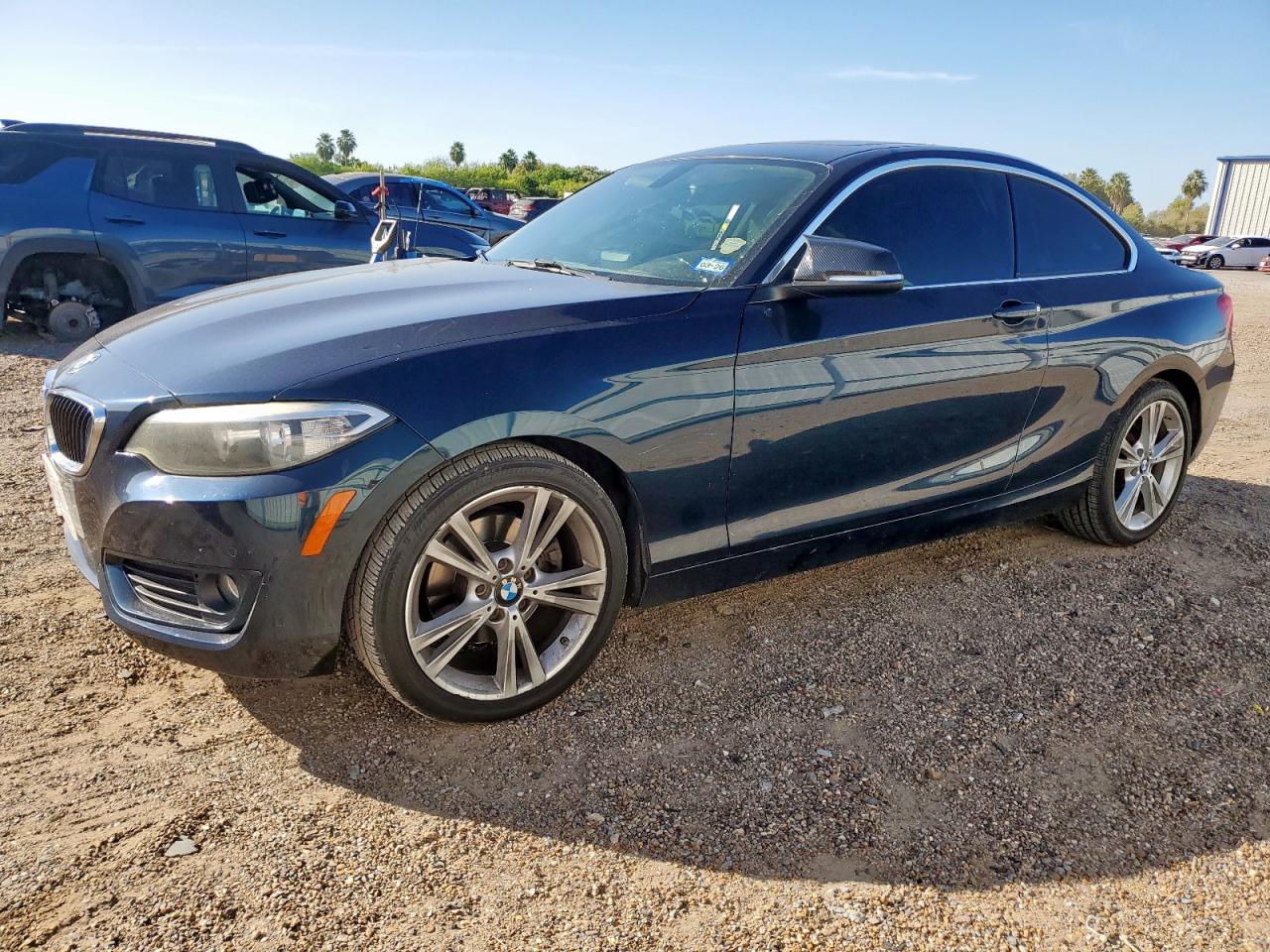 2015 Bmw 228 I Blue vin: WBA1F5C51FV257698