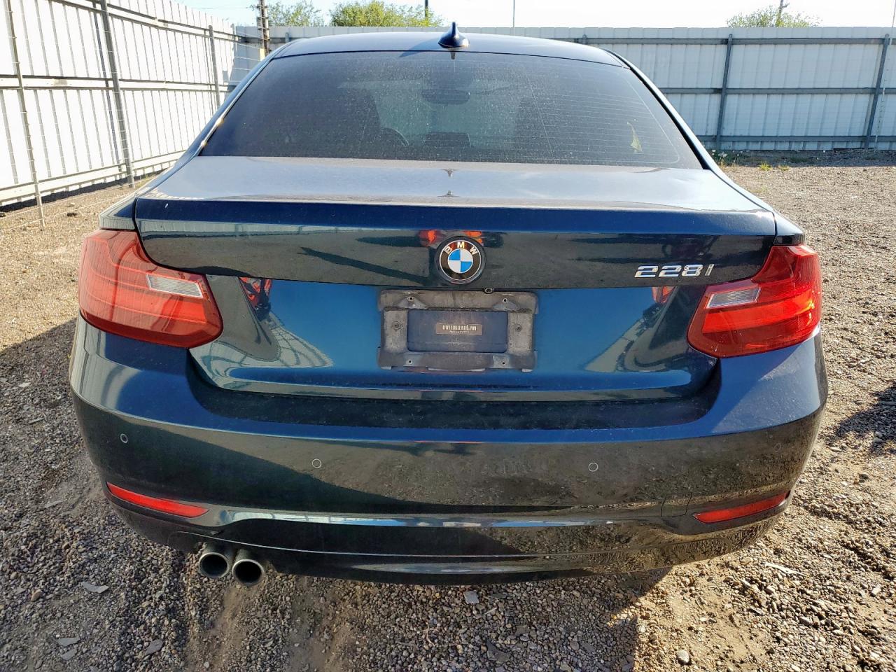 2015 Bmw 228 I Blue vin: WBA1F5C51FV257698