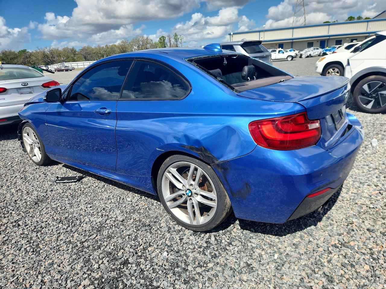 2014 Bmw 228 I Blue vin: WBA1F5C52EVV99353