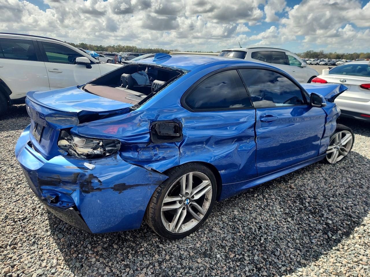 2014 Bmw 228 I Blue vin: WBA1F5C52EVV99353