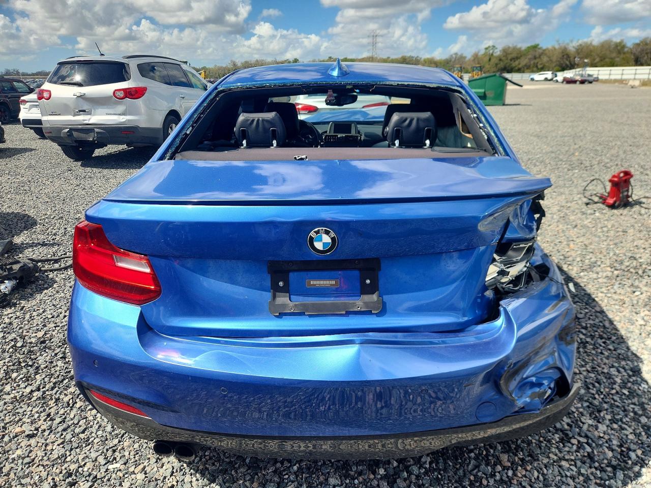 2014 Bmw 228 I Blue vin: WBA1F5C52EVV99353
