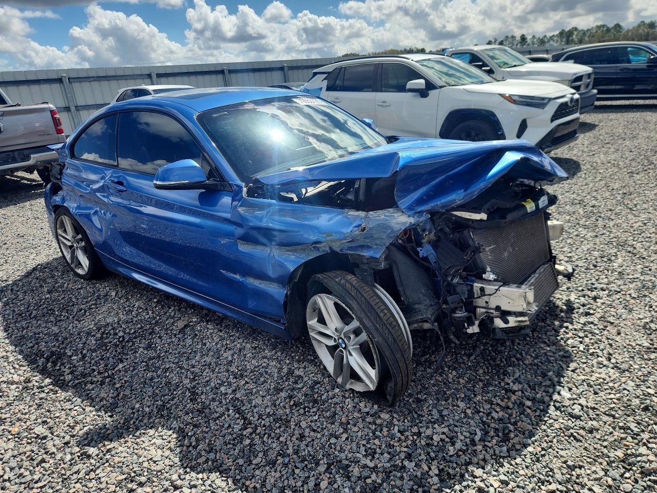 2014 Bmw 228 I Blue vin: WBA1F5C52EVV99353