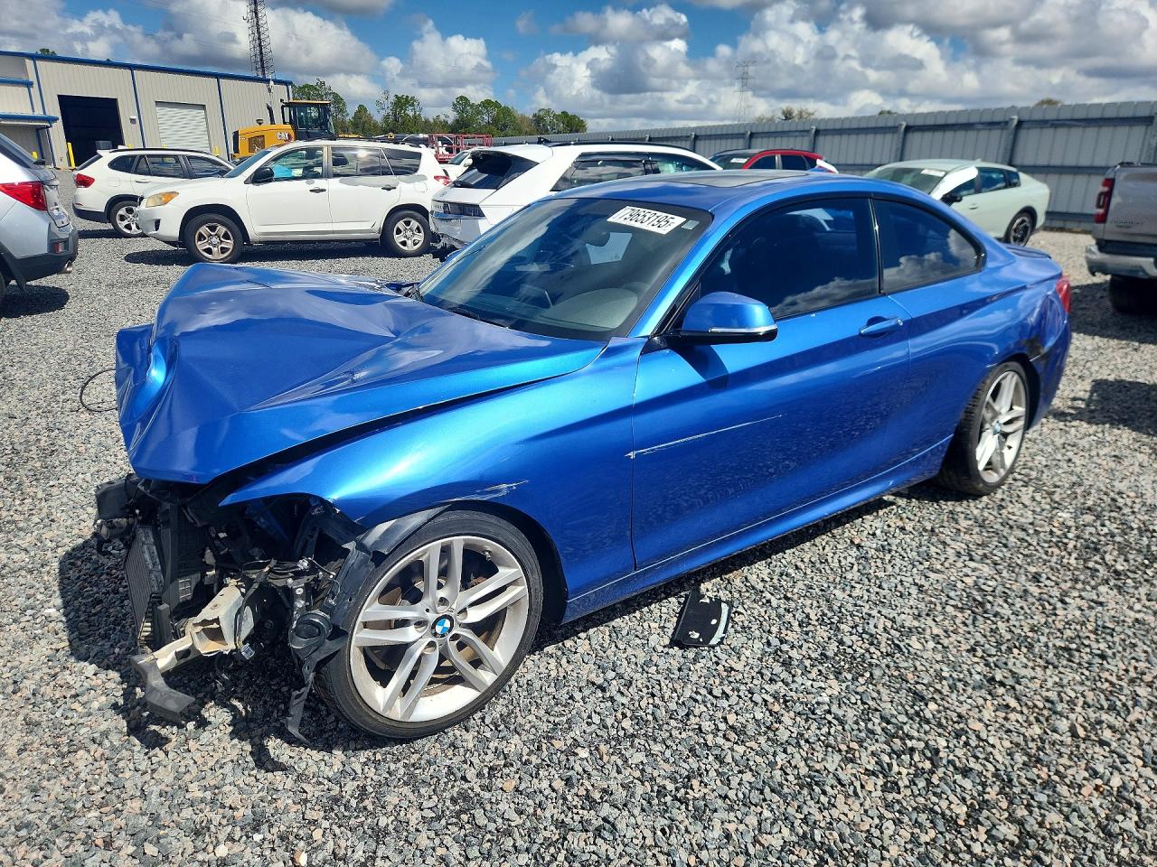 2014 Bmw 228 I Blue vin: WBA1F5C52EVV99353
