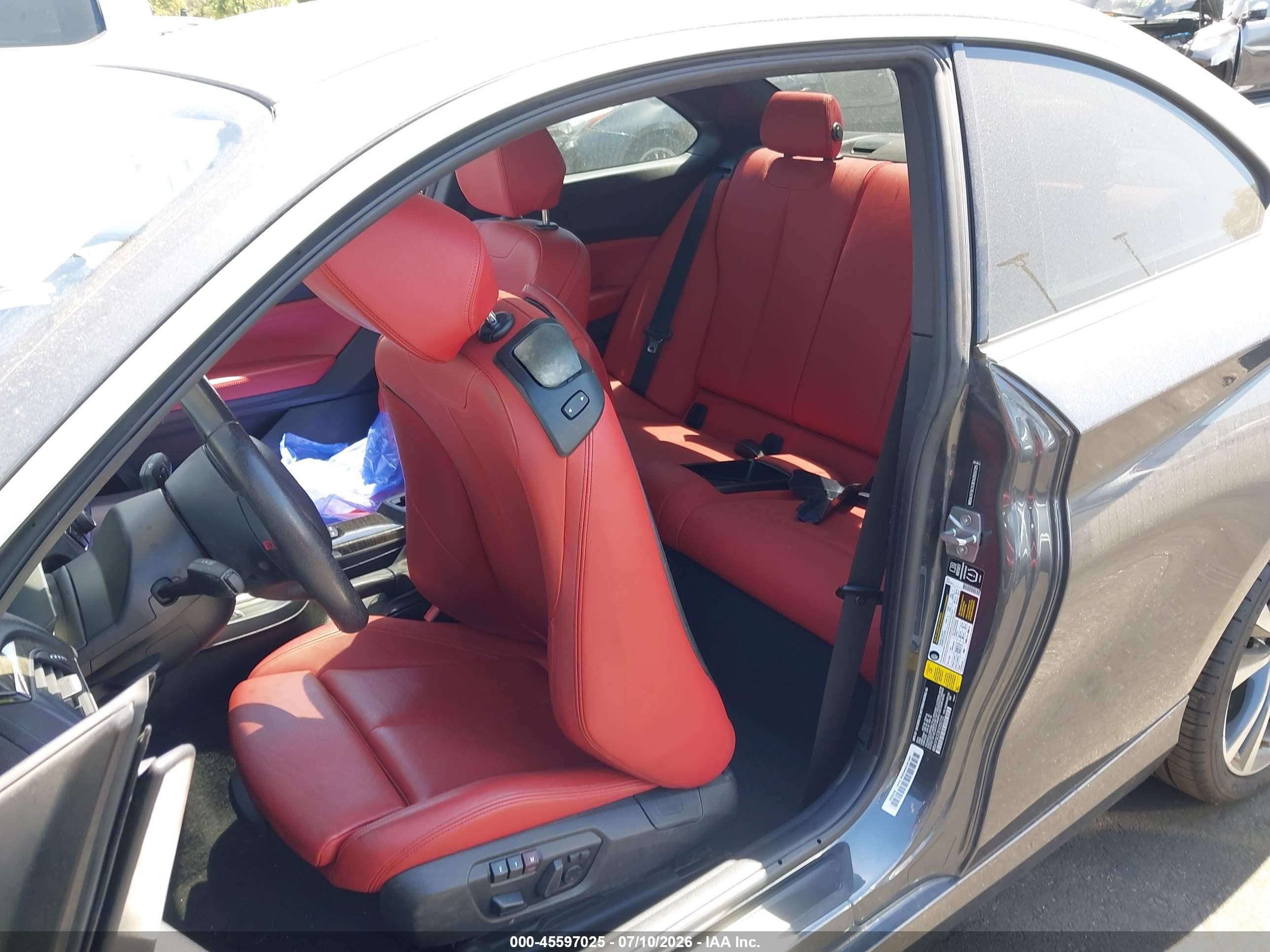 2014 Bmw 228i   Gray vin: WBA1F5C53EV255725