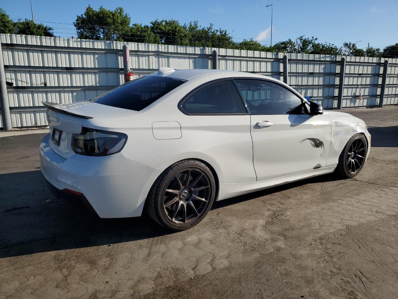 2014 Bmw 228 I White vin: WBA1F5C53EV255885