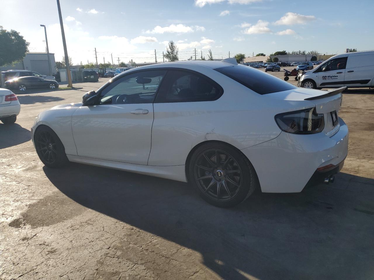2014 Bmw 228 I White vin: WBA1F5C53EV255885