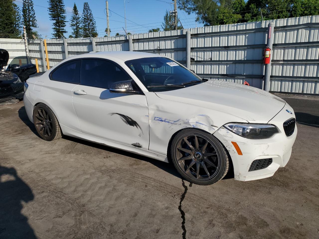 2014 Bmw 228 I White vin: WBA1F5C53EV255885