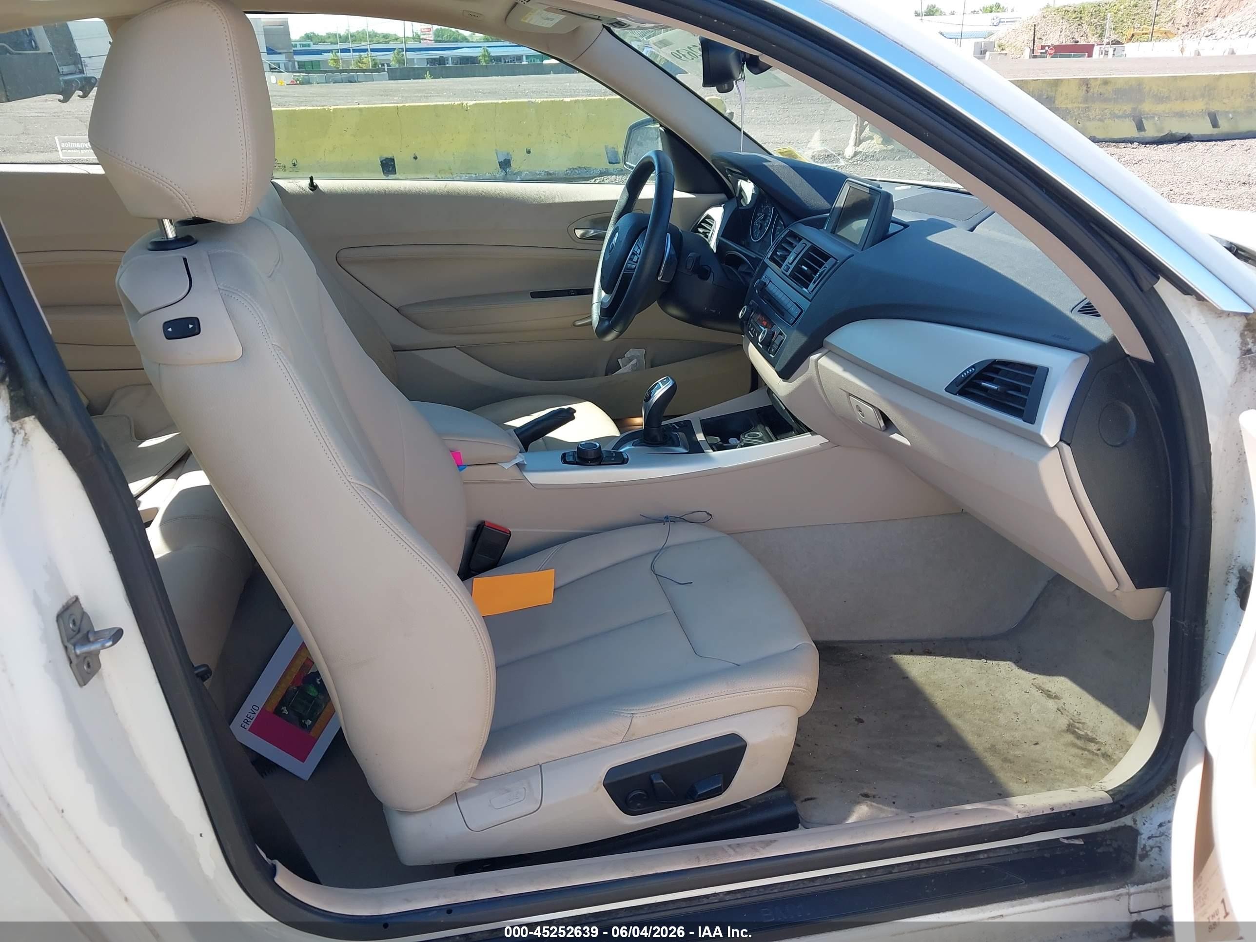 2014 Bmw 228i White vin: WBA1F5C53EVV99698