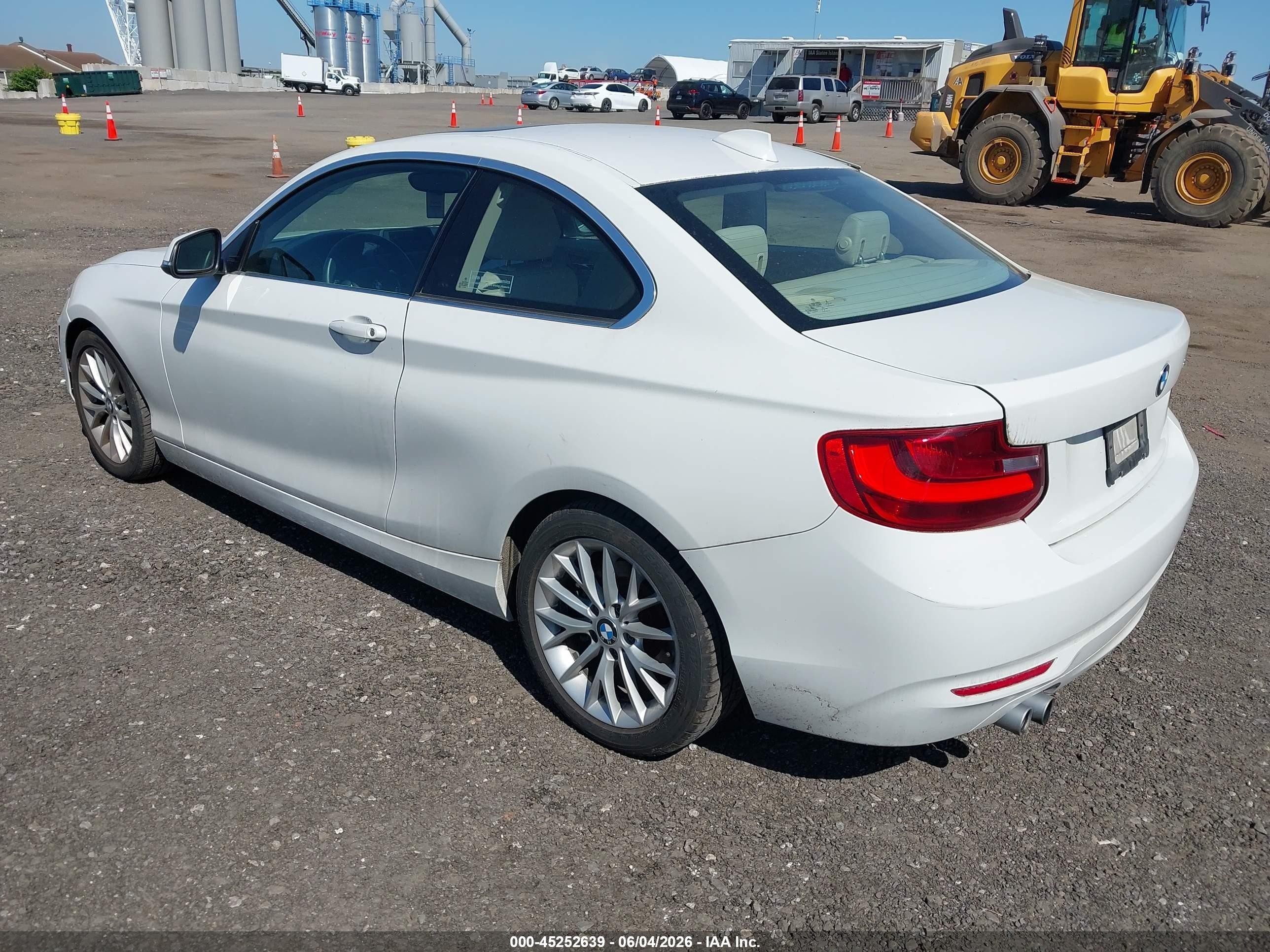 2014 Bmw 228i White vin: WBA1F5C53EVV99698