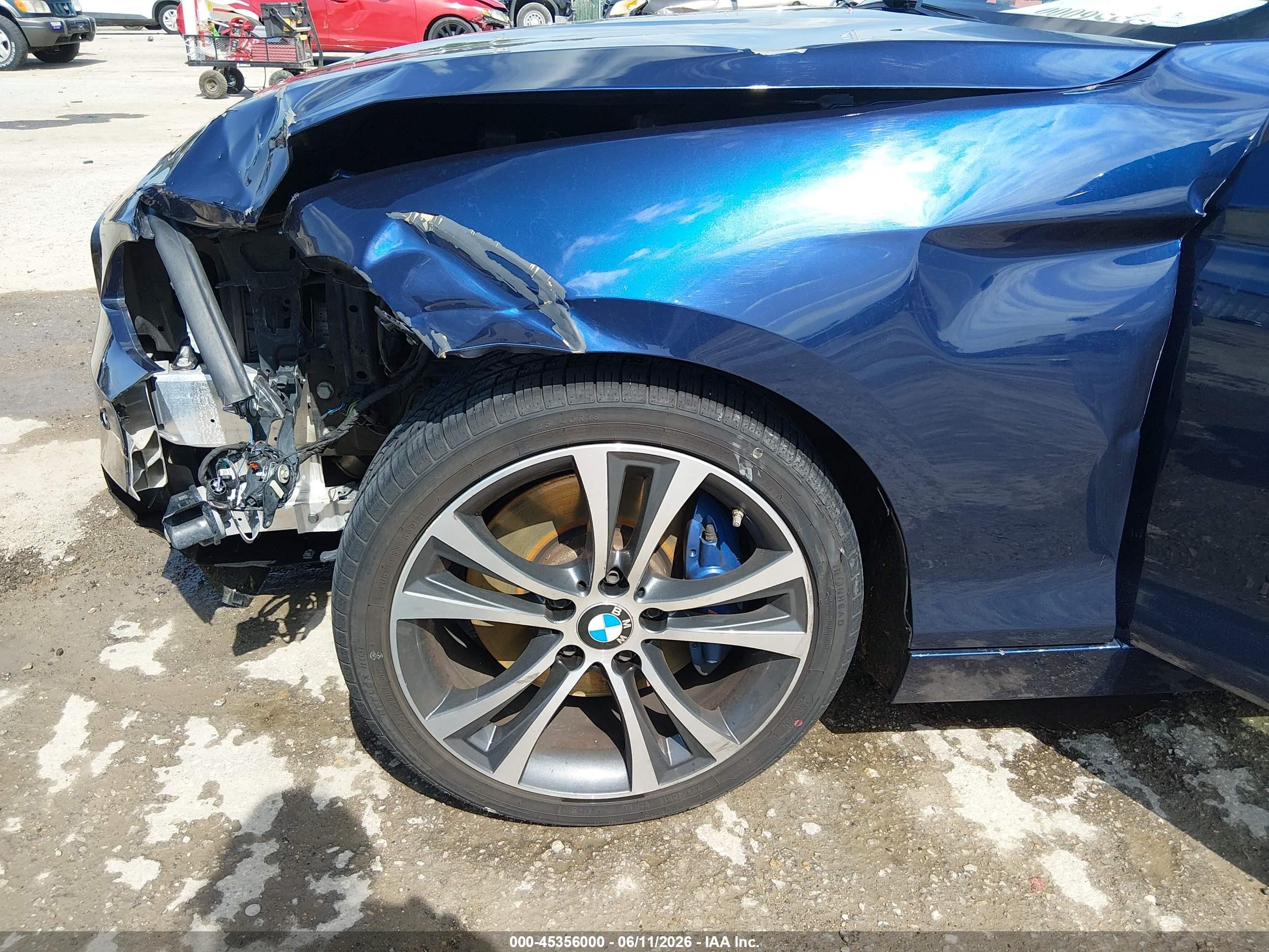 2015 Bmw 228i Blue vin: WBA1F5C53FV257041