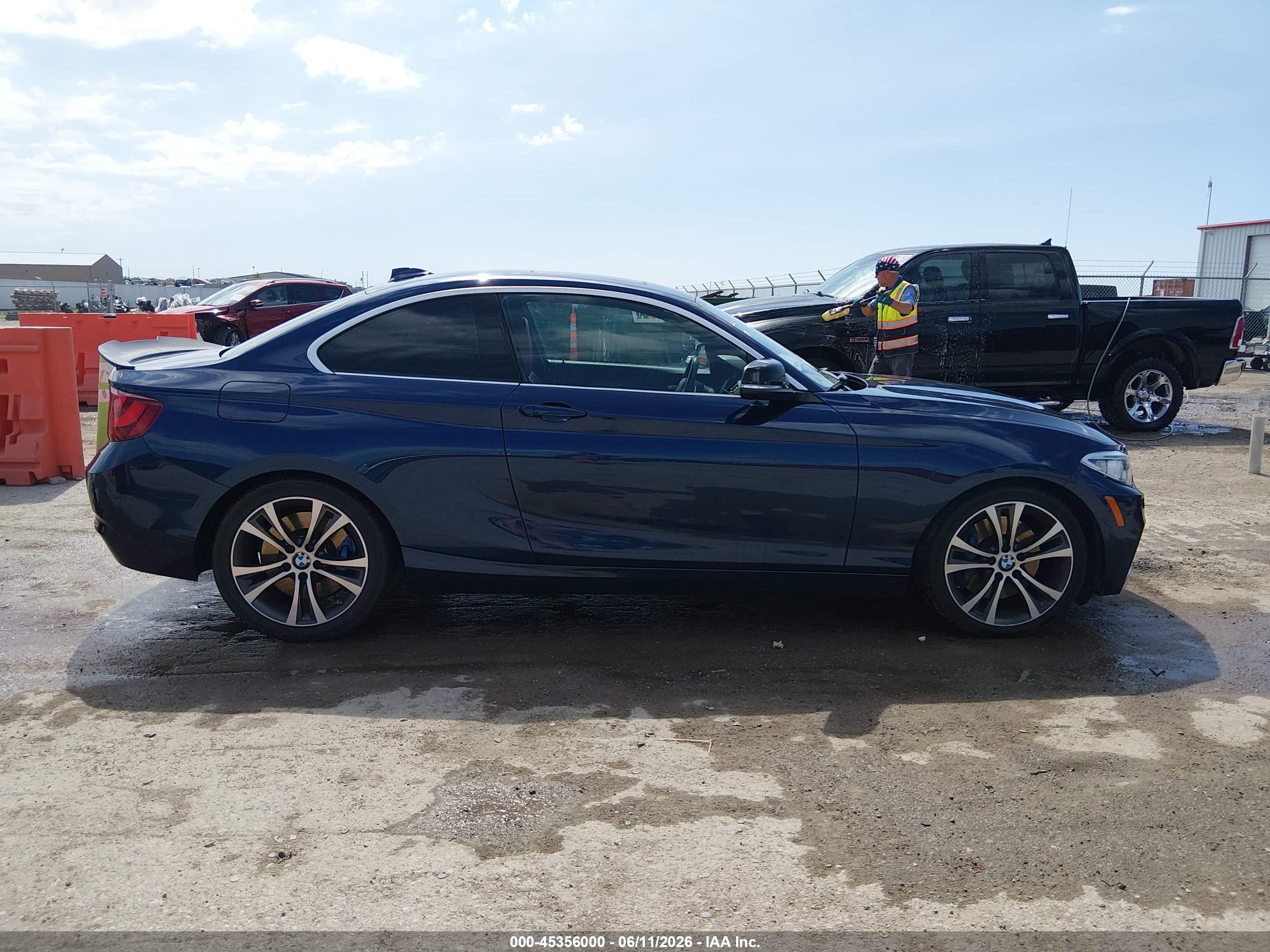 2015 Bmw 228i Blue vin: WBA1F5C53FV257041