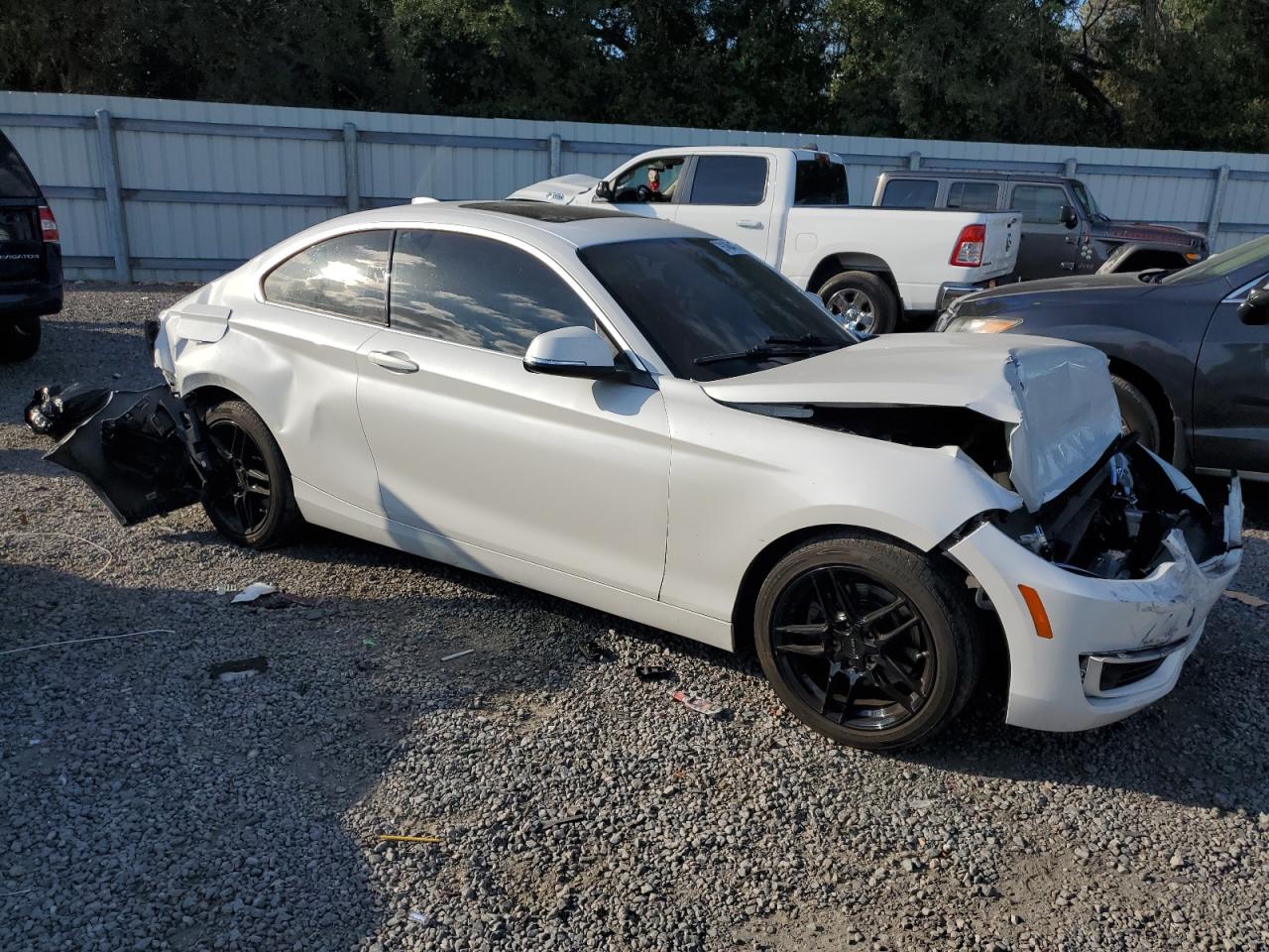 2015 Bmw 228 I White vin: WBA1F5C53FV257170