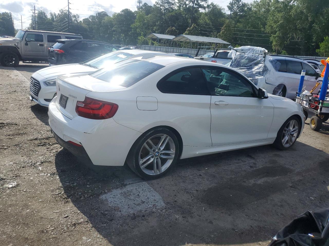 2015 Bmw 228 I White vin: WBA1F5C53FV257492