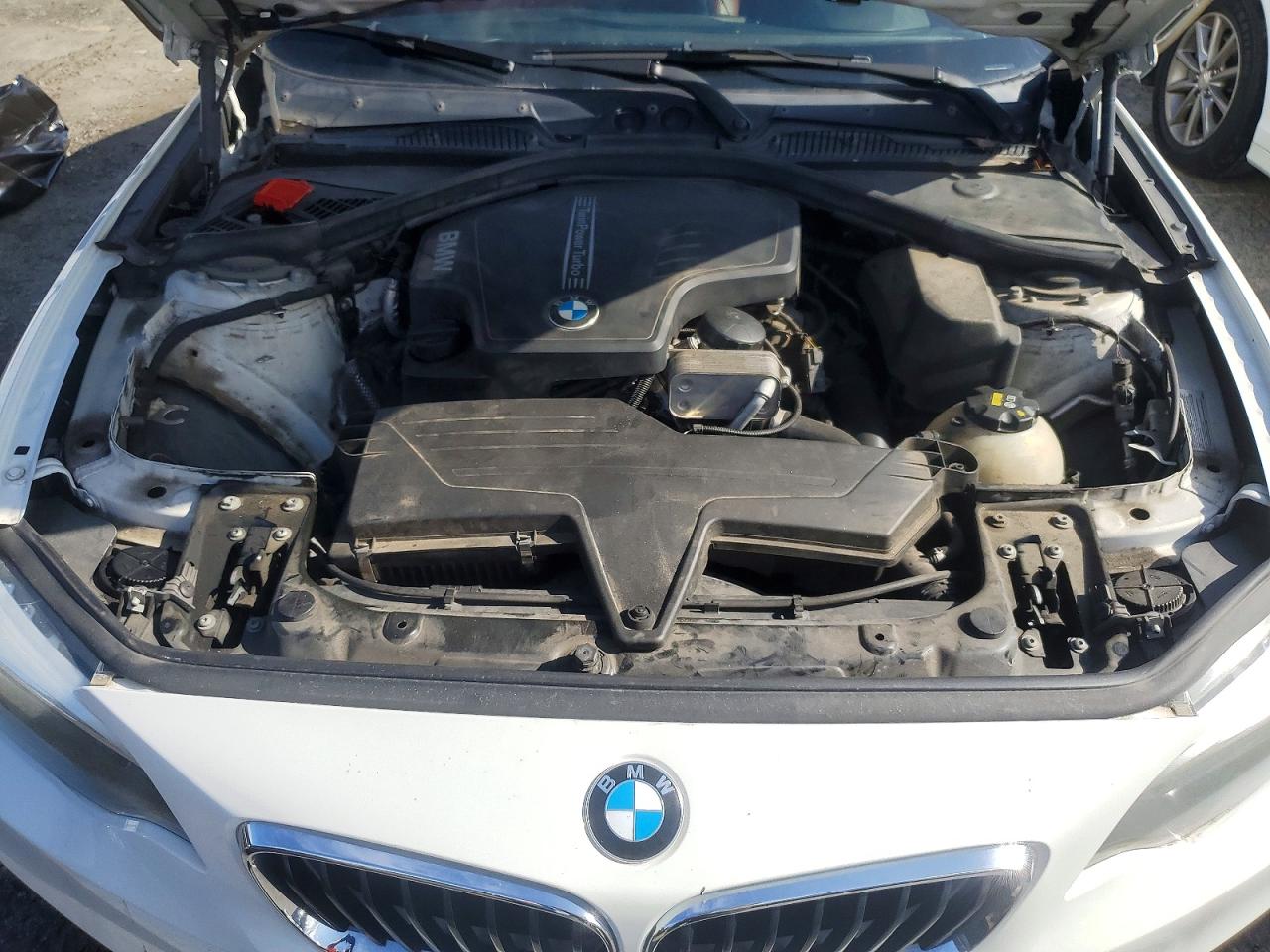 2015 Bmw 228 I White vin: WBA1F5C53FV257492