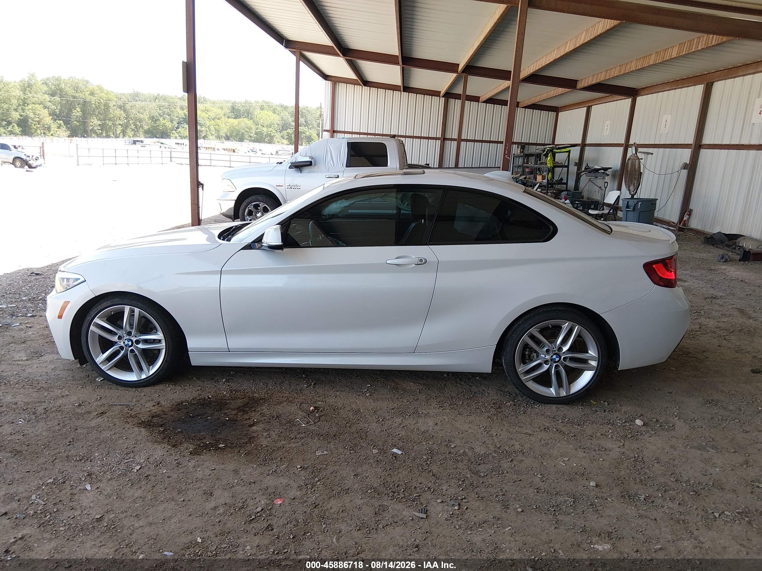 2015 Bmw 228i   White vin: WBA1F5C53FV257668