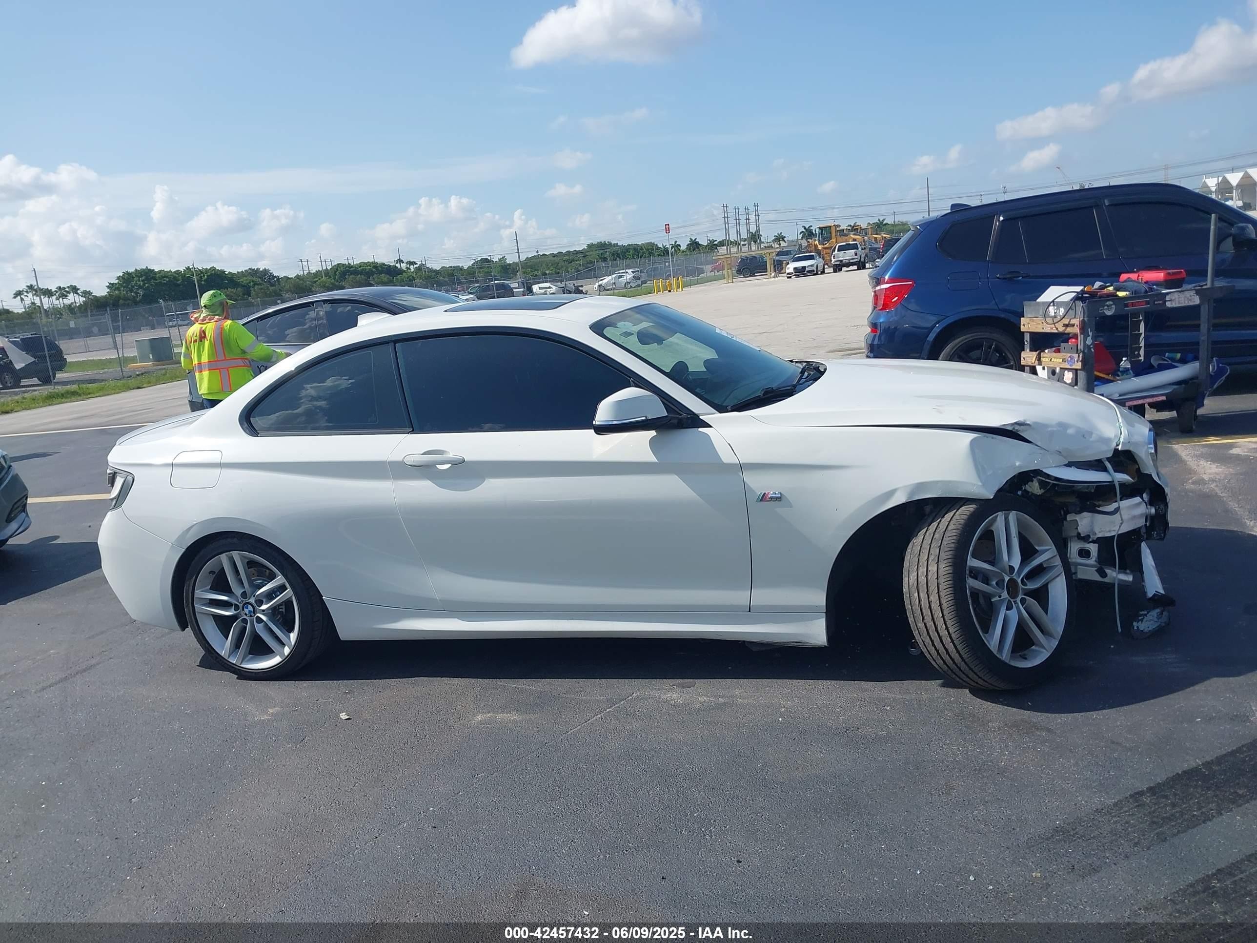 2014 Bmw 228i   White vin: WBA1F5C54EV246340