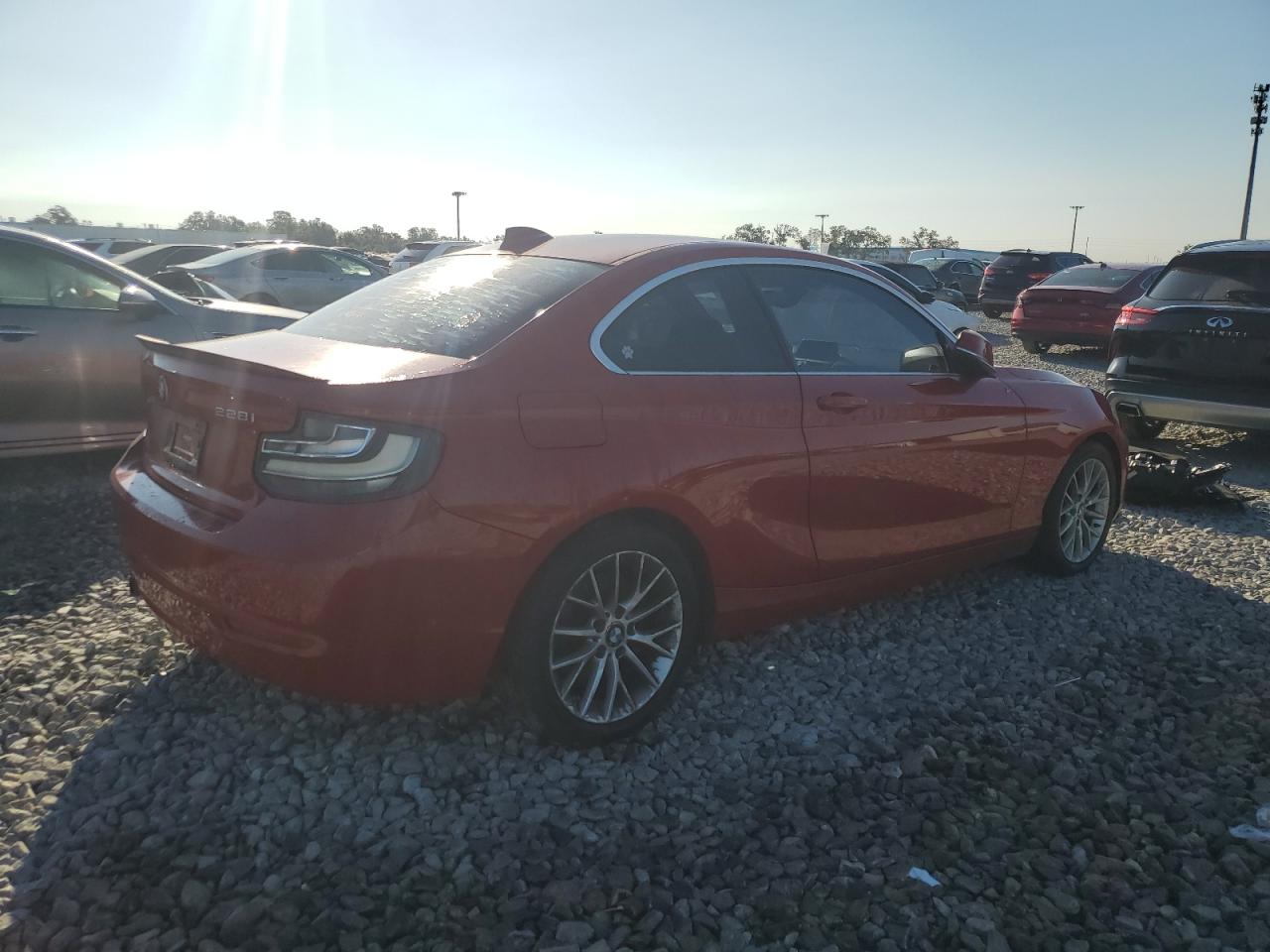 2014 Bmw 228 I Red vin: WBA1F5C54EV246449
