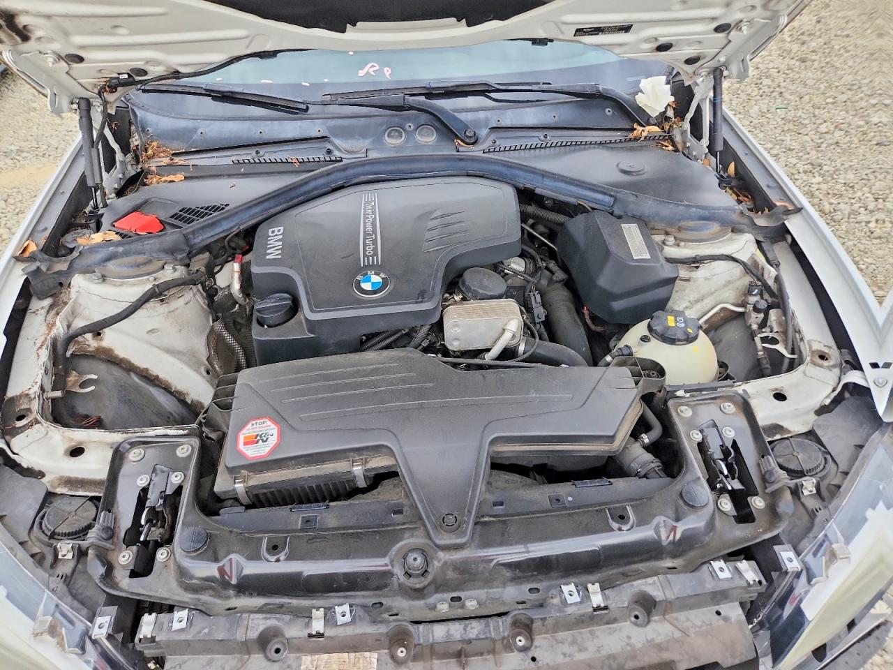 2014 Bmw 228 I White vin: WBA1F5C54EV255443