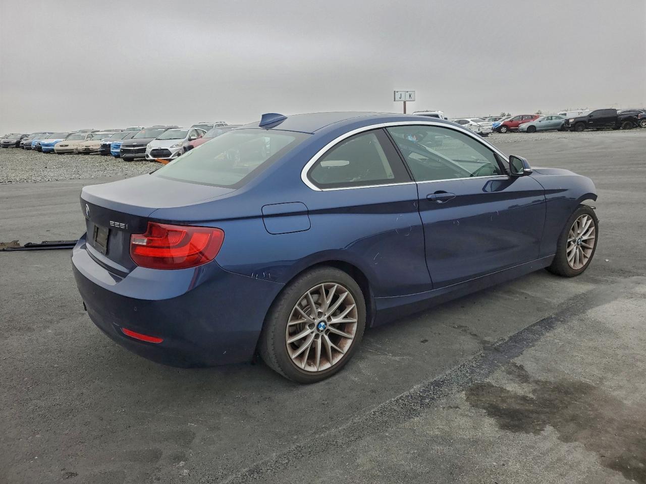 2014 Bmw 228 I Blue vin: WBA1F5C54EV255538
