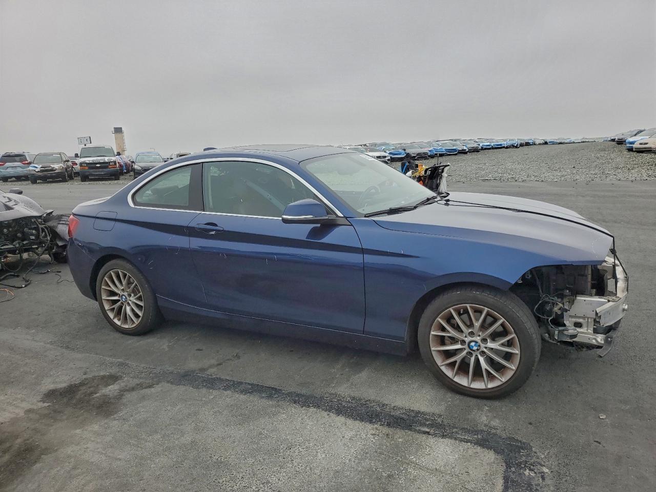 2014 Bmw 228 I Blue vin: WBA1F5C54EV255538