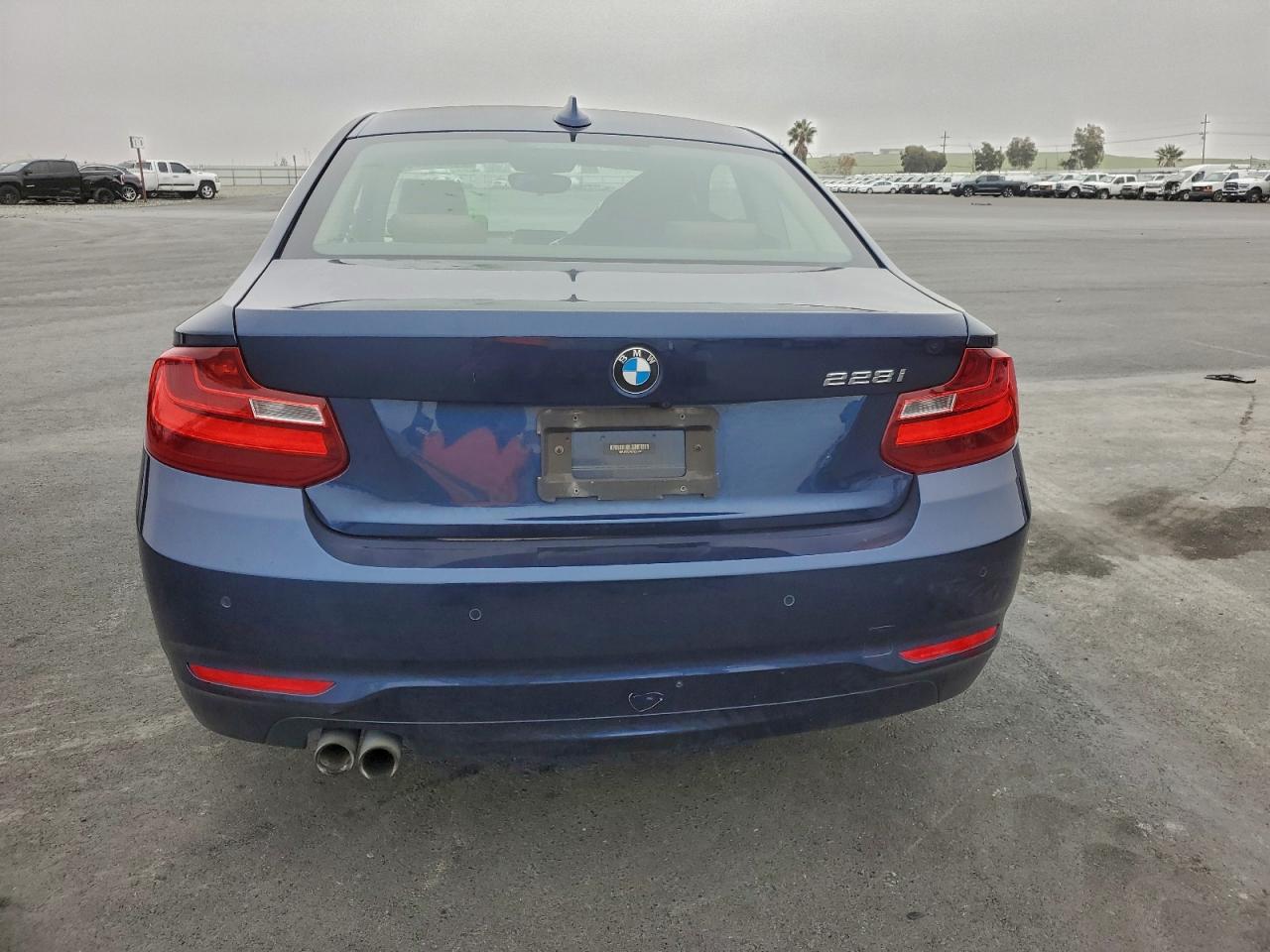 2014 Bmw 228 I Blue vin: WBA1F5C54EV255538