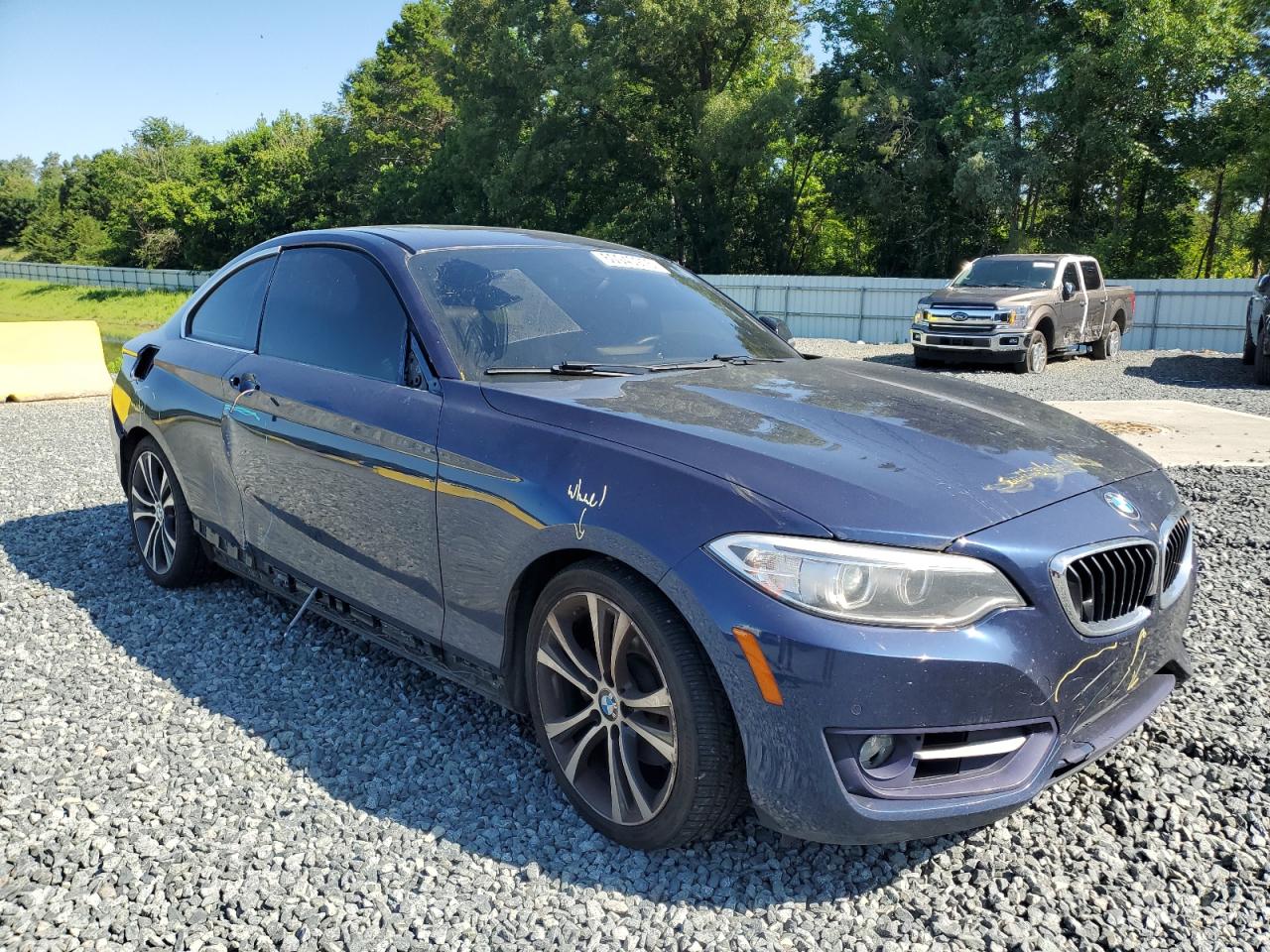 2014 Bmw 228 I   Blue vin: WBA1F5C54EV255748
