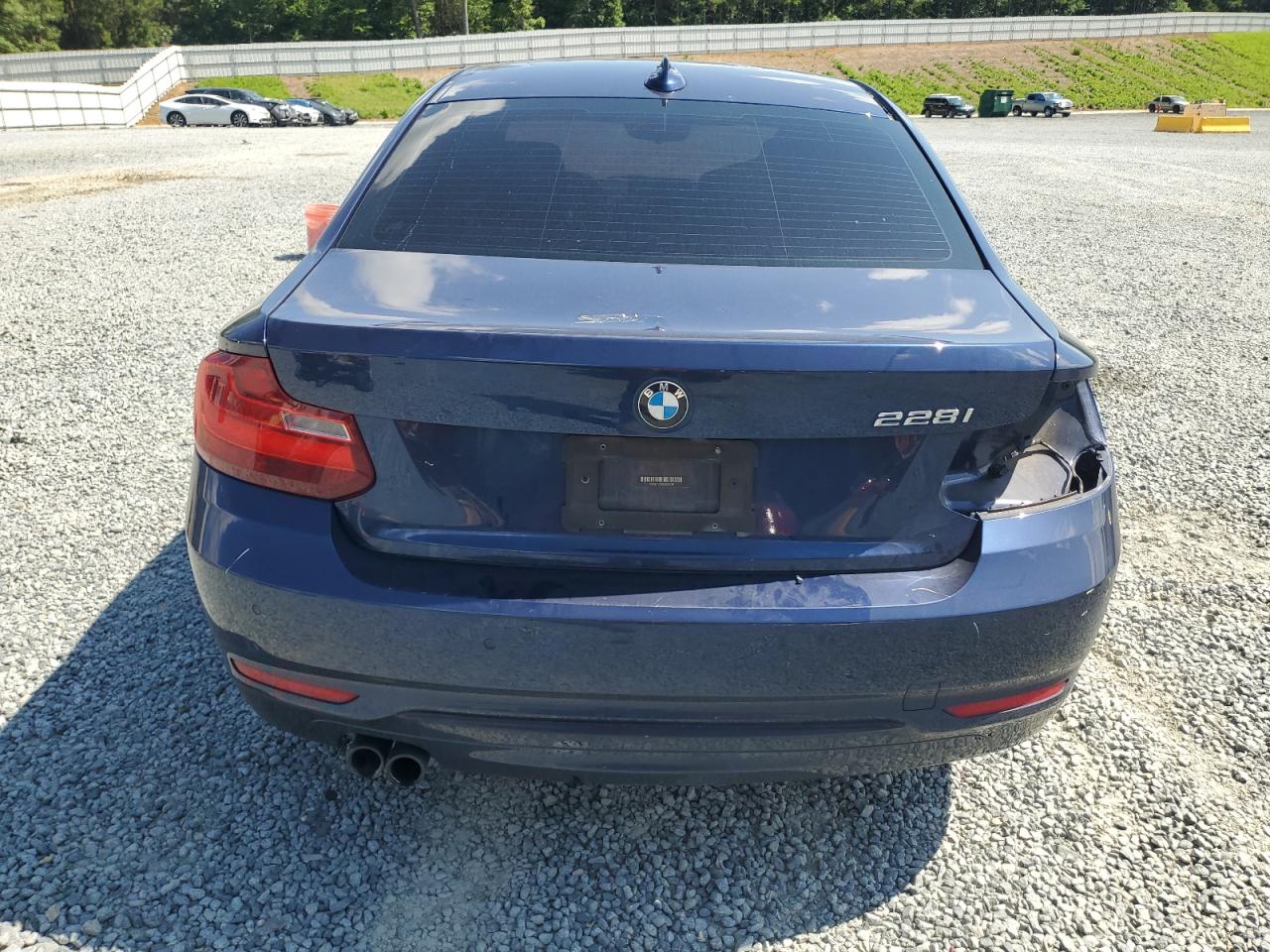 2014 Bmw 228 I   Blue vin: WBA1F5C54EV255748