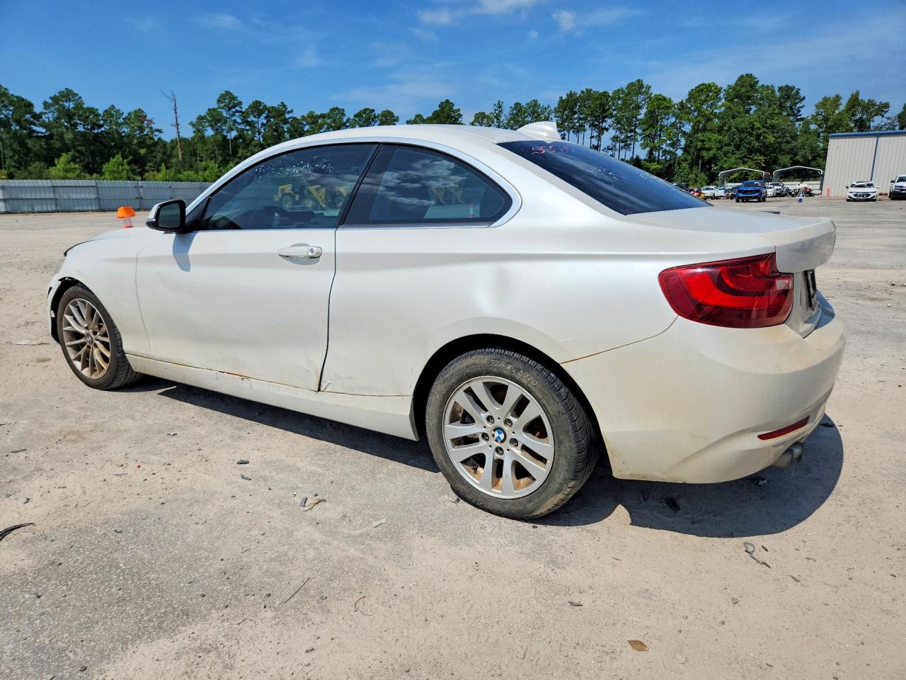 2014 Bmw 228 I White vin: WBA1F5C54EV255846