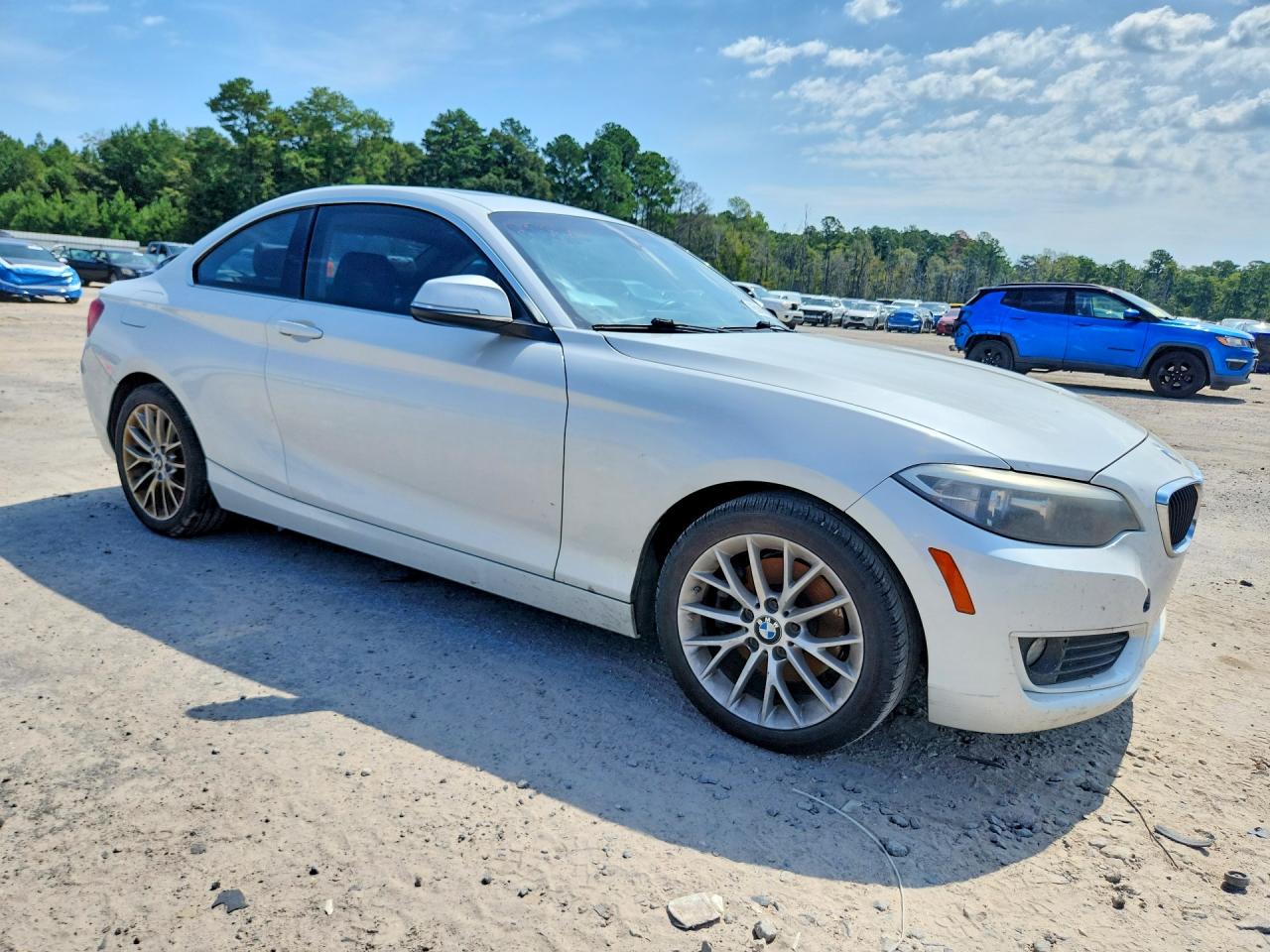 2014 Bmw 228 I White vin: WBA1F5C54EV255846