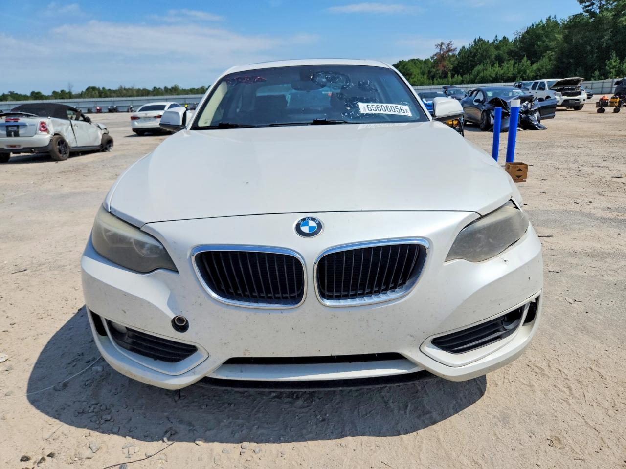 2014 Bmw 228 I White vin: WBA1F5C54EV255846