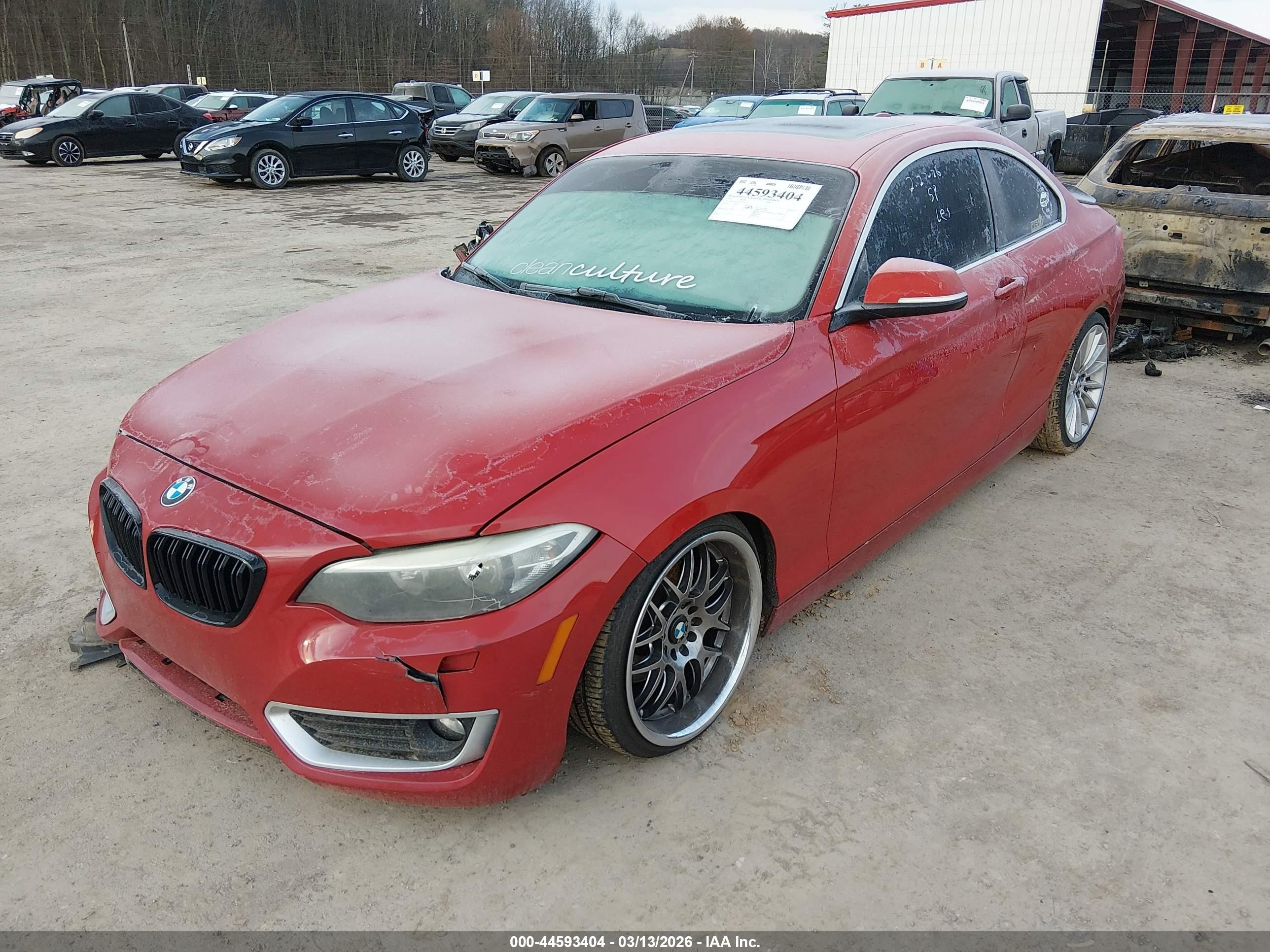 2014 Bmw 228i   Red vin: WBA1F5C54EV255913