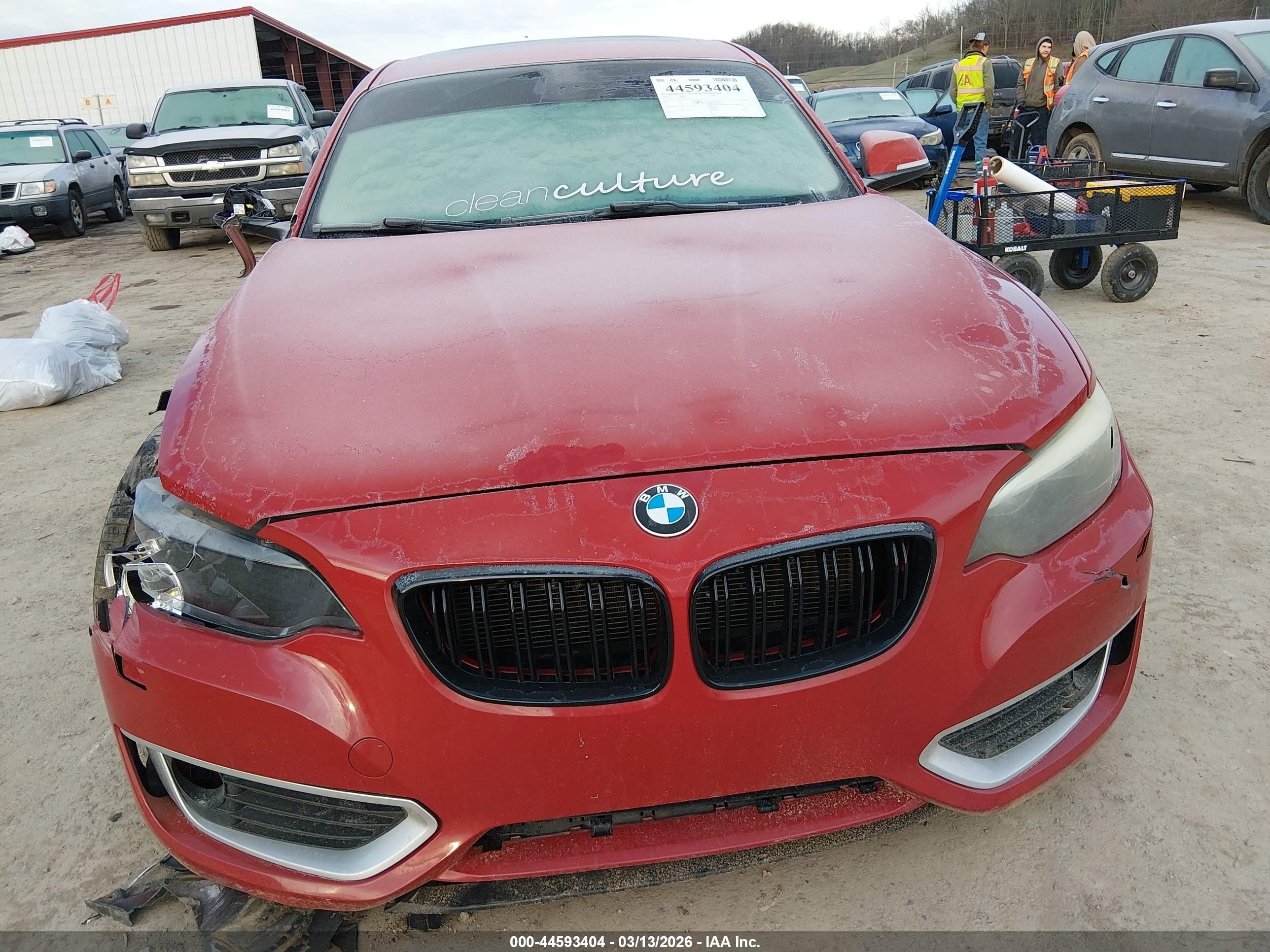 2014 Bmw 228i   Red vin: WBA1F5C54EV255913