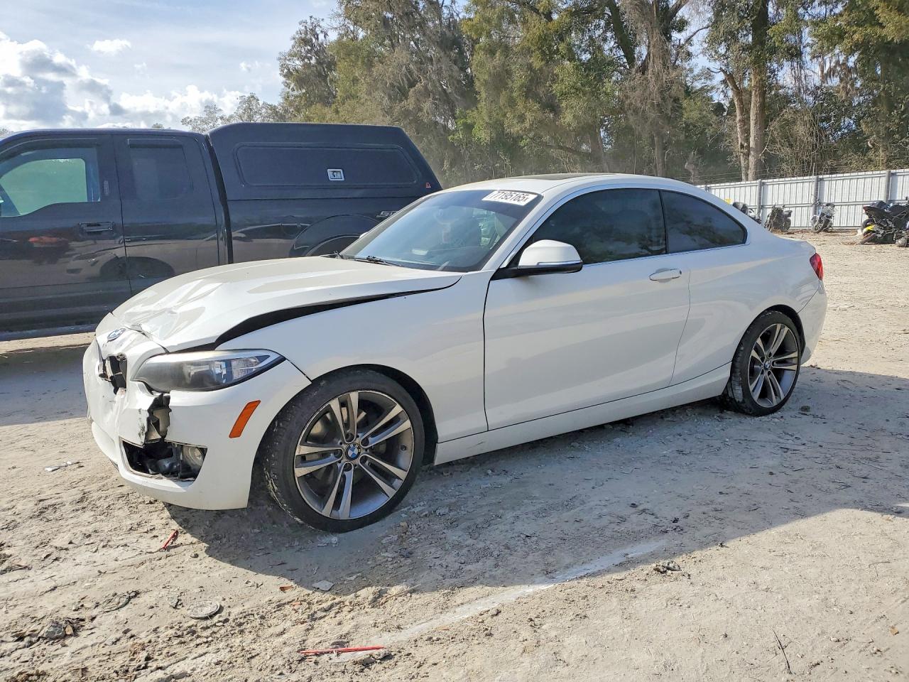2014 Bmw 228 I White vin: WBA1F5C54EVV99113
