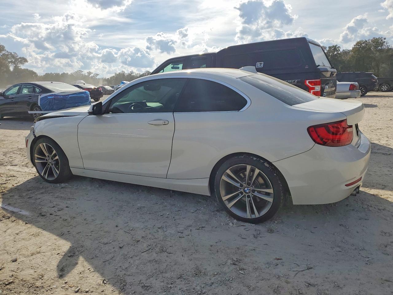 2014 Bmw 228 I White vin: WBA1F5C54EVV99113