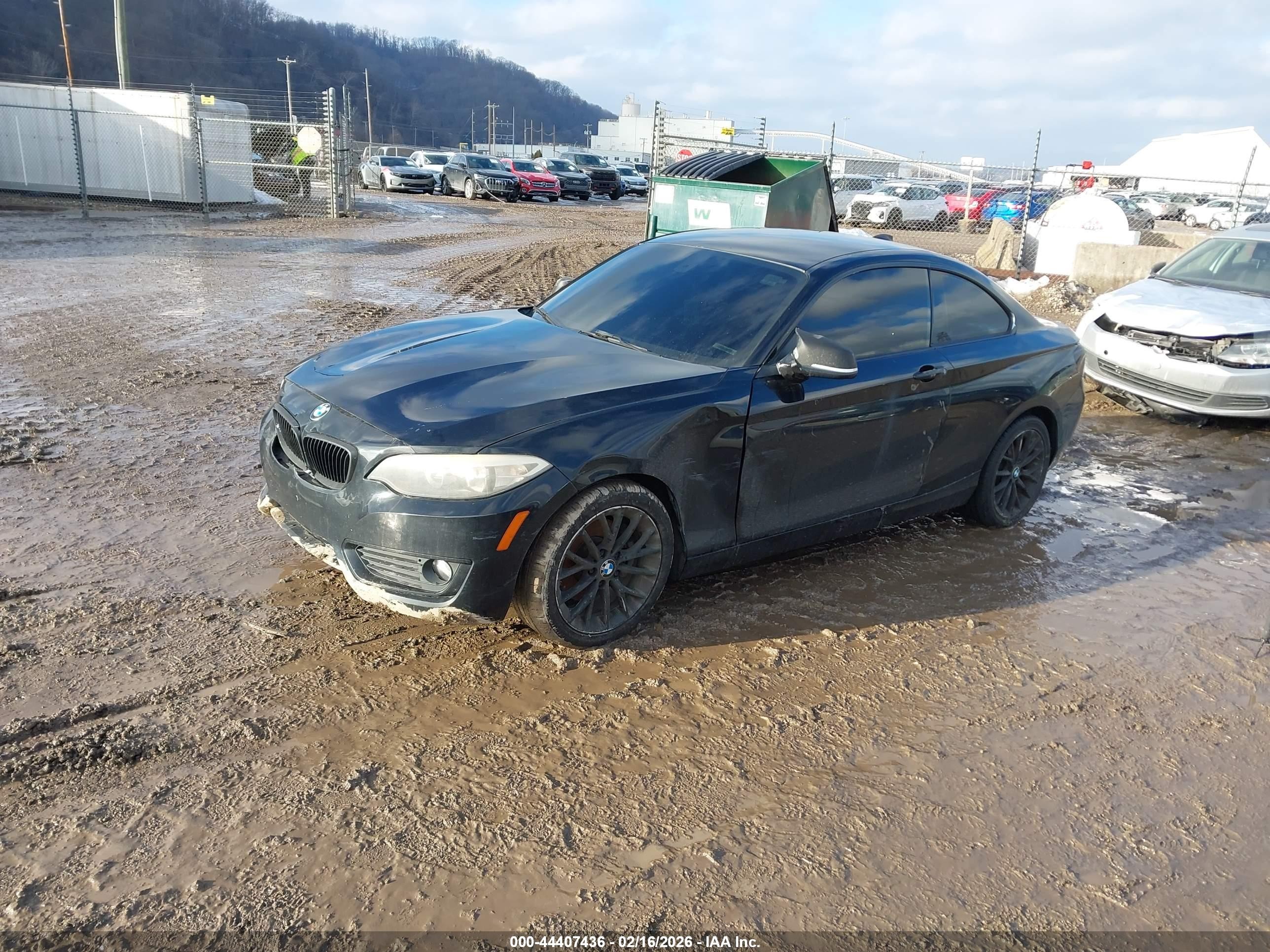 2014 Bmw 228i   Black vin: WBA1F5C54EVV99550