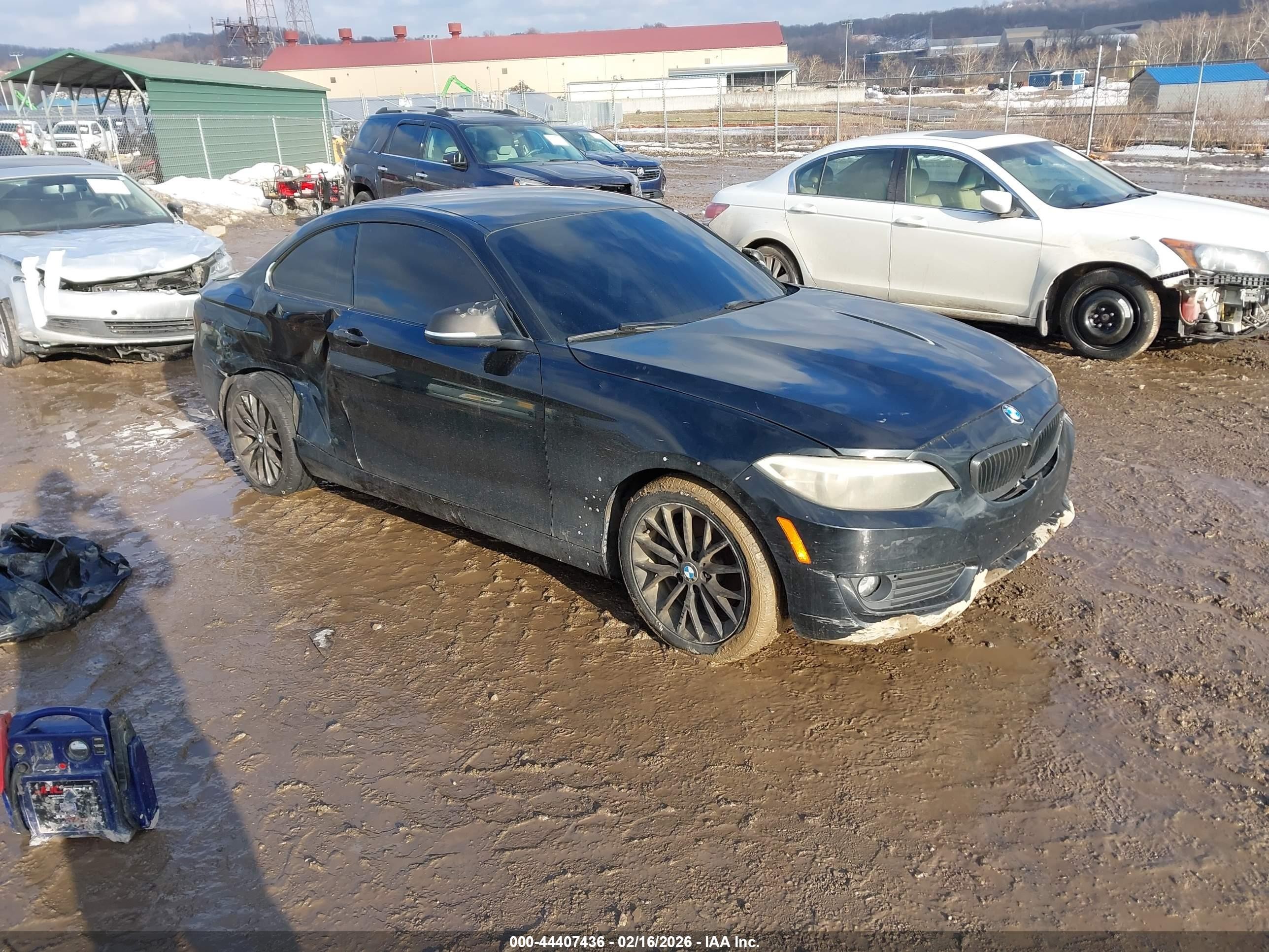 2014 Bmw 228i   Black vin: WBA1F5C54EVV99550