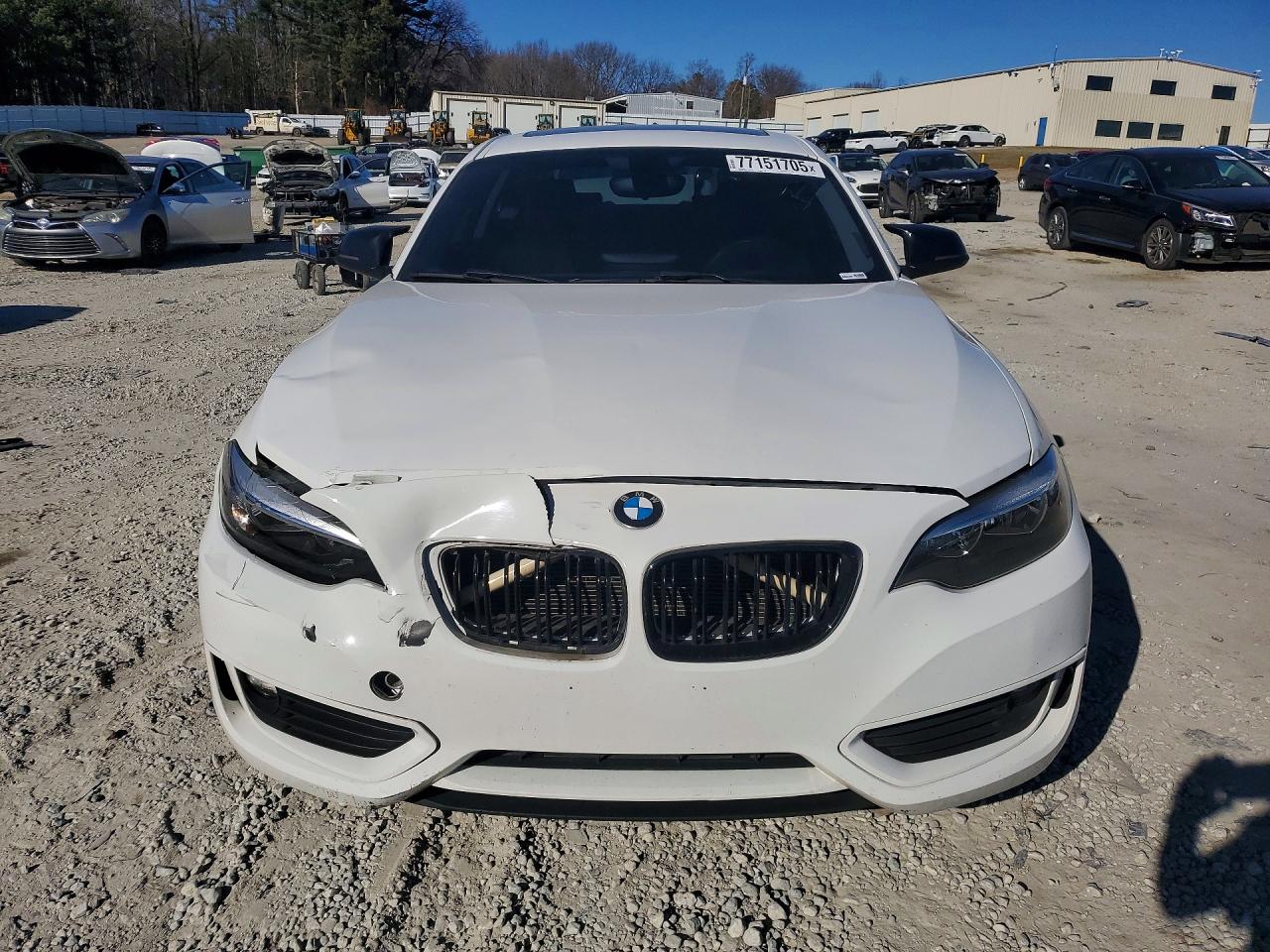 2014 Bmw 228 I White vin: WBA1F5C54EVW97977