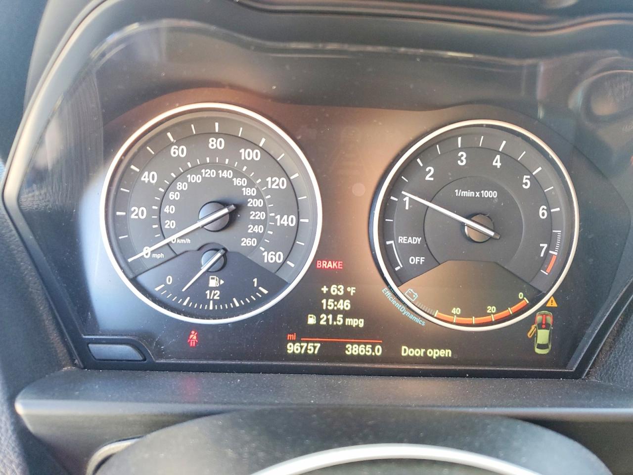 2014 Bmw 228 I White vin: WBA1F5C54EVW97977