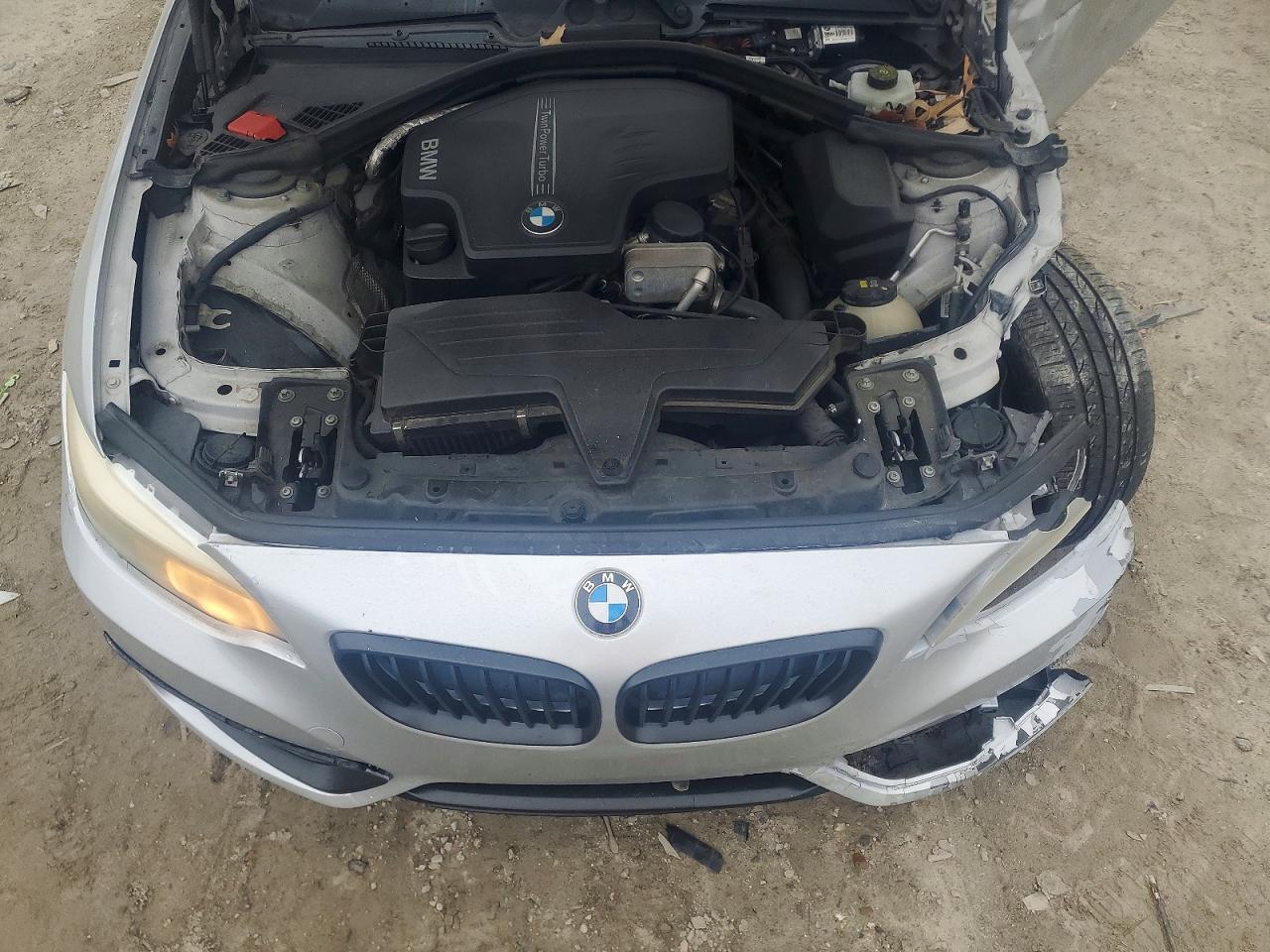 2014 Bmw 228 I Silver vin: WBA1F5C55EV246024