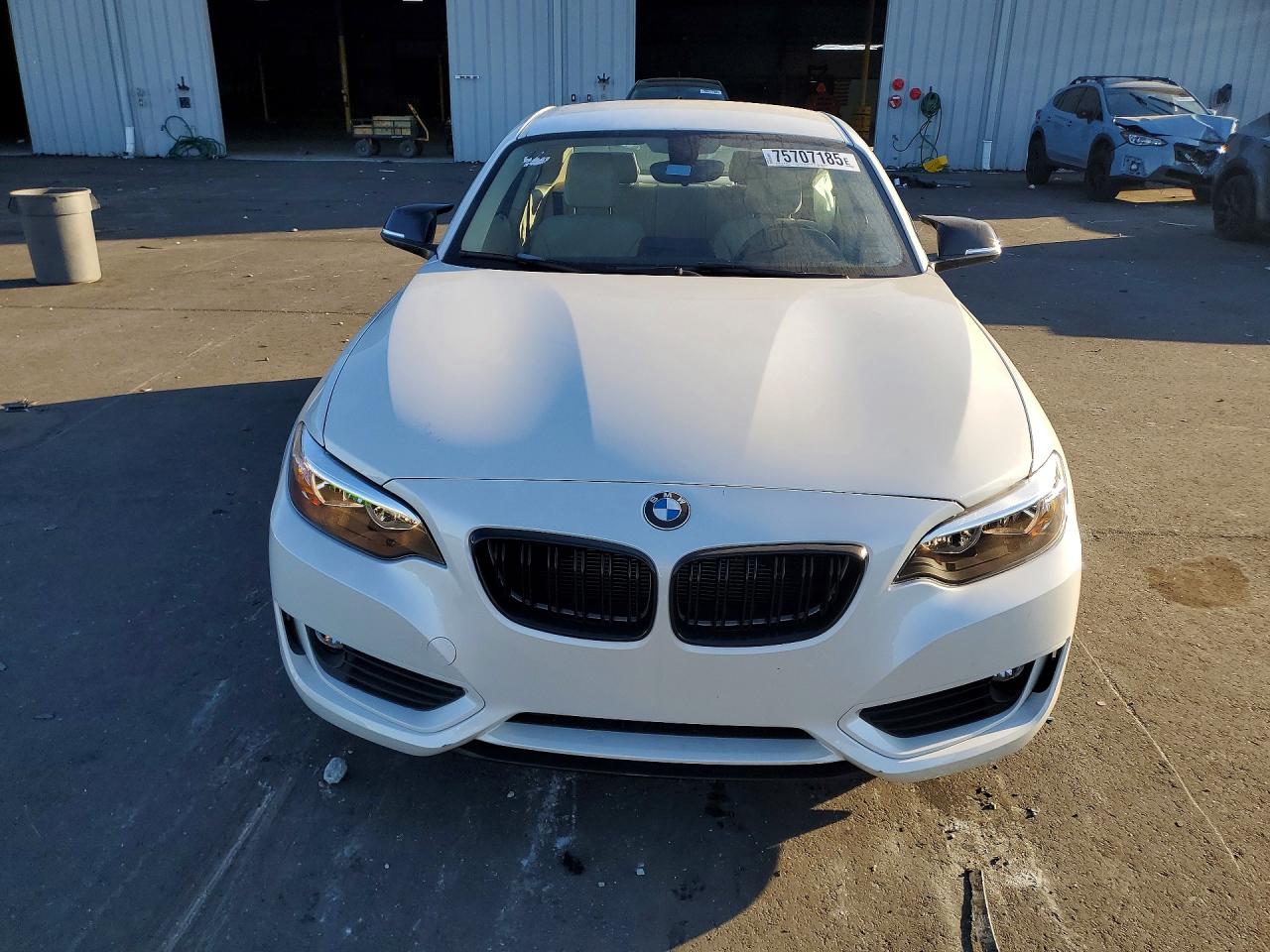 2014 Bmw 228 I White vin: WBA1F5C55EV246296