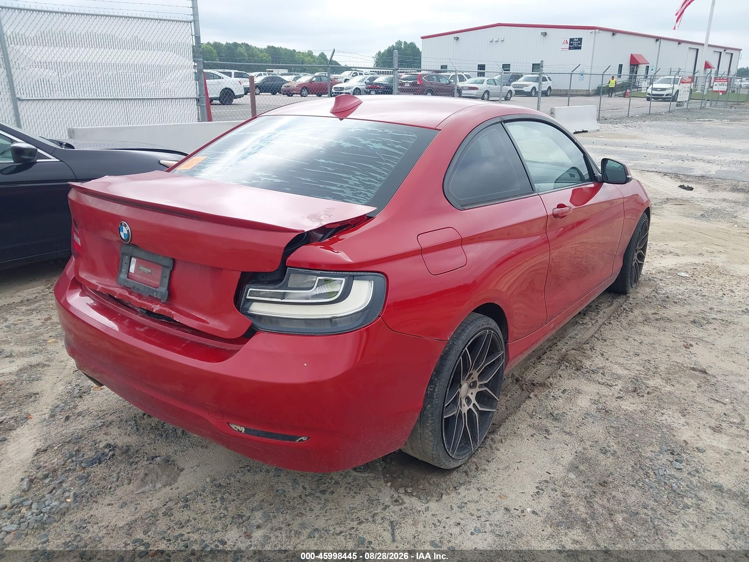 2014 Bmw 228i Red vin: WBA1F5C55EV255788