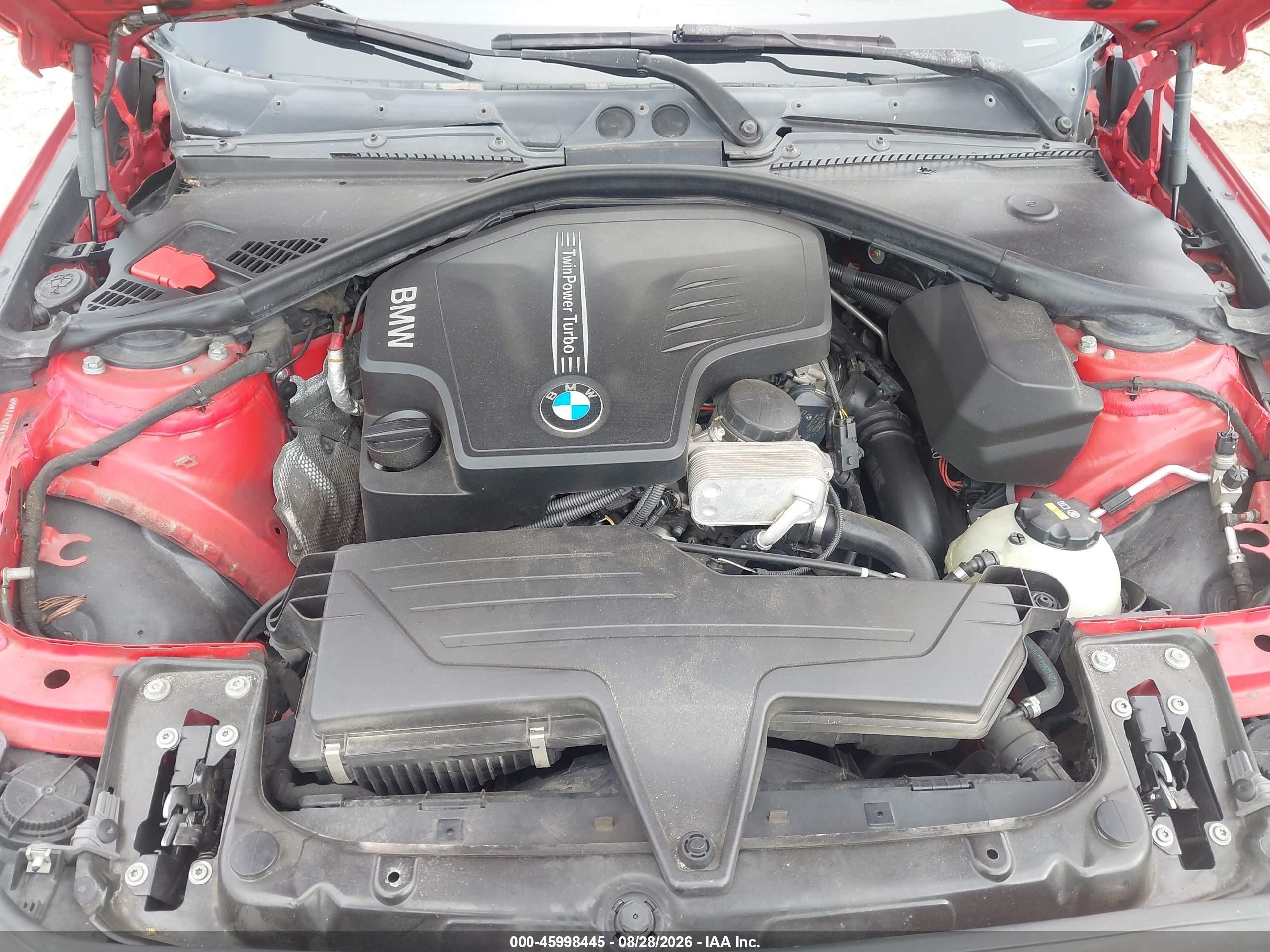 2014 Bmw 228i Red vin: WBA1F5C55EV255788